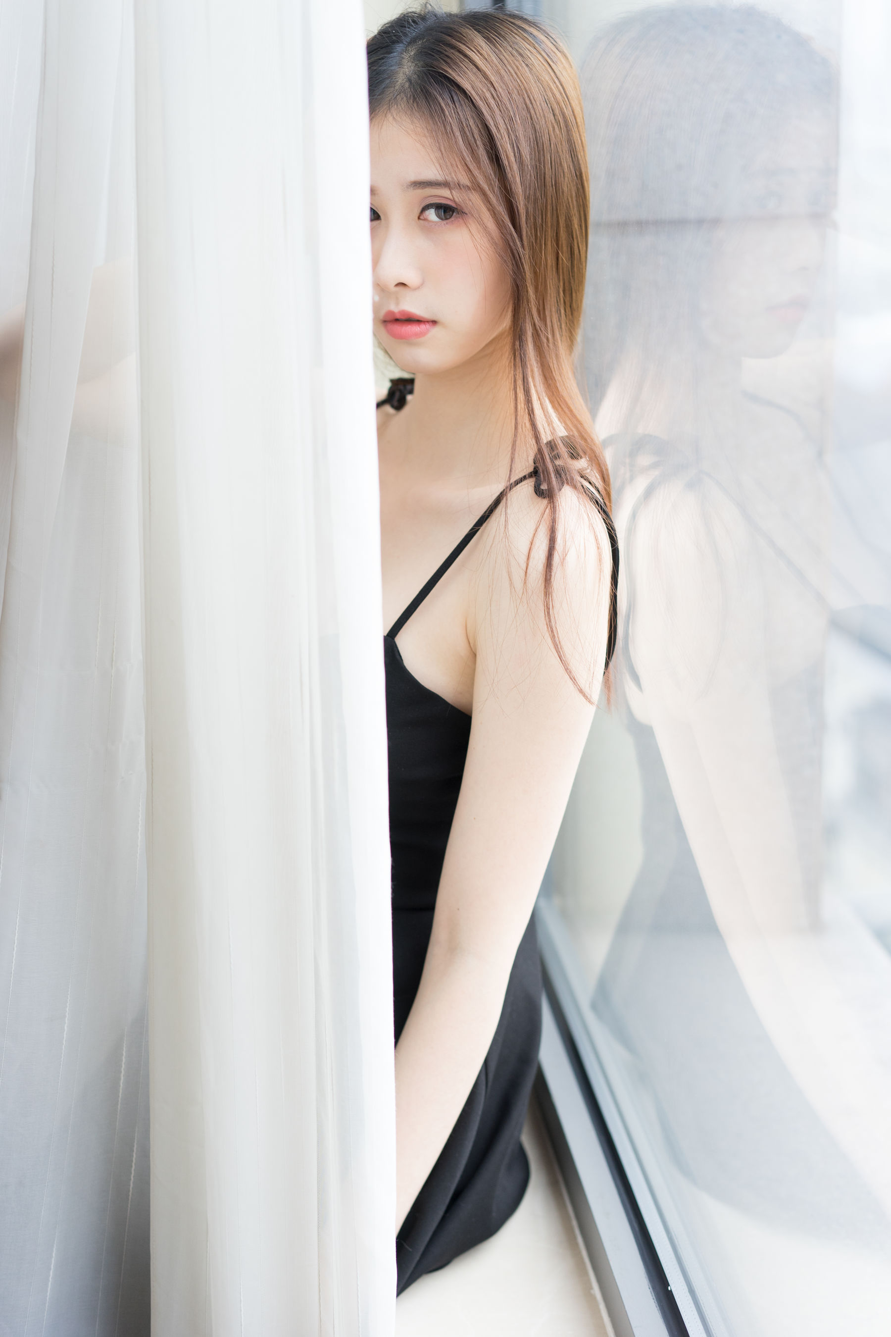 一只小仙若 – 黑丝女仆 Cosplay-第3张