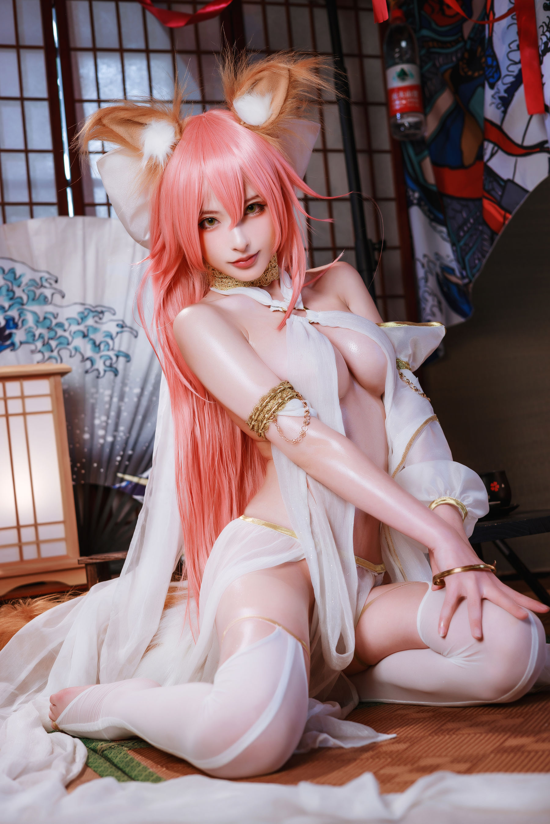 尤物清水由乃 – 玉藻前 Cosplay-第7张