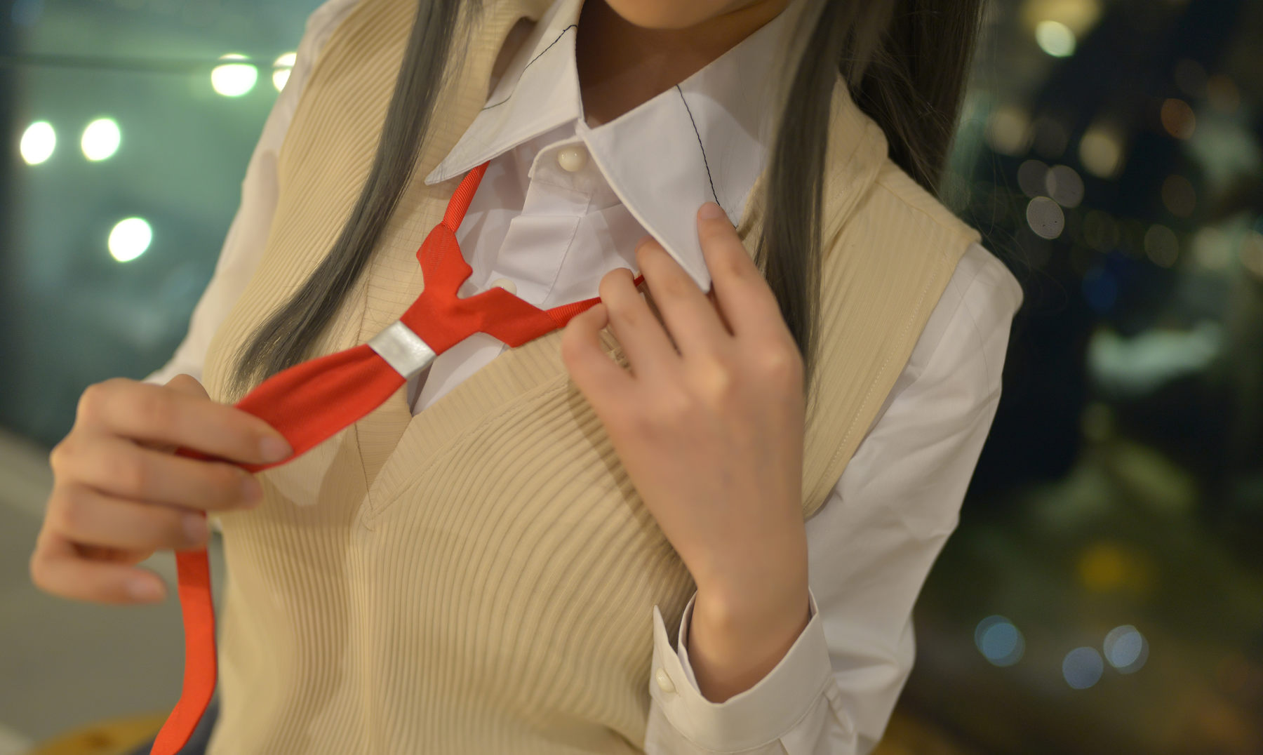 Cos小姐姐雪琪 – 麻衣制服兔女郎 Cosplay-第6张