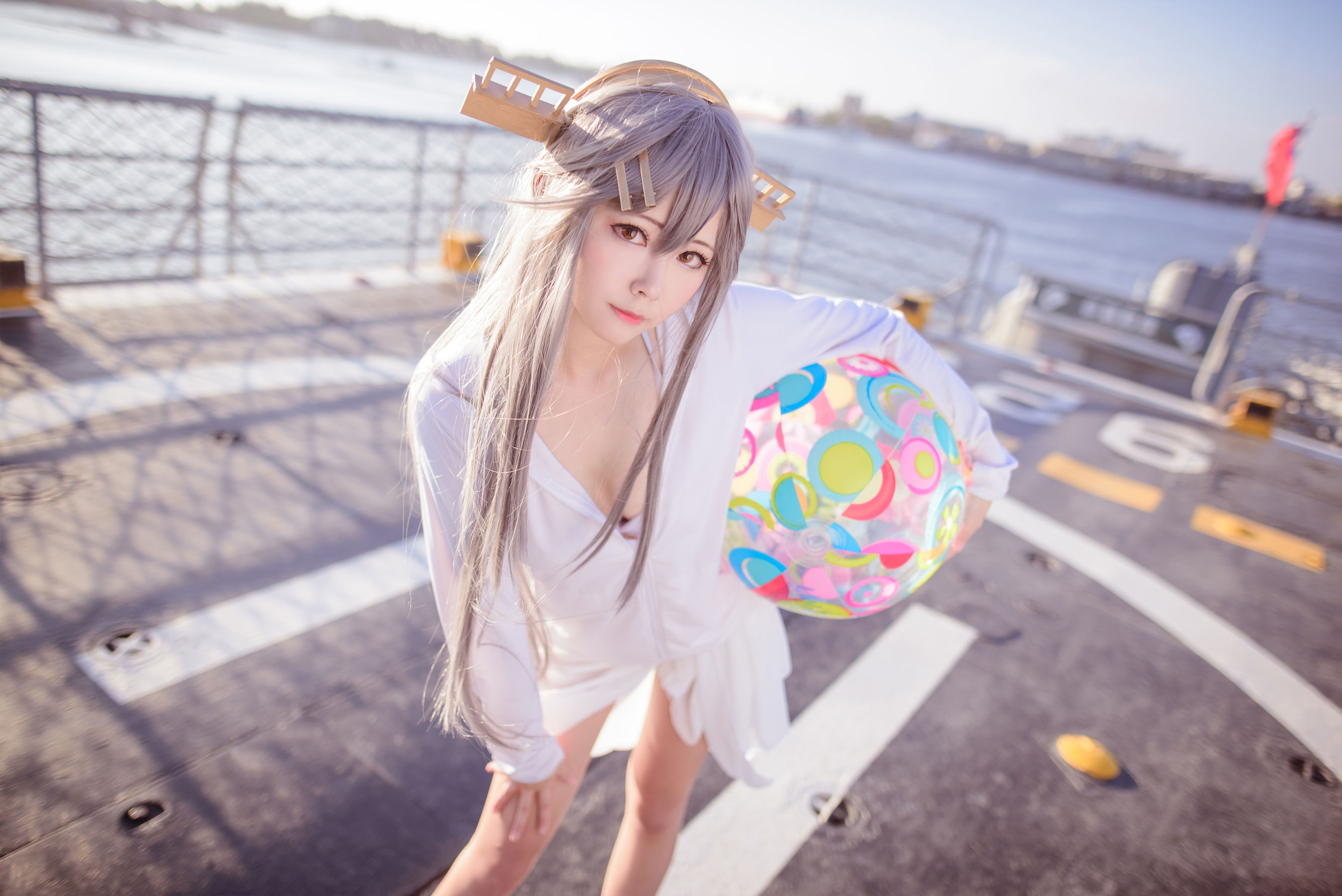 COS妹子Arty亞緹 – 艦これ はるな Haruna Cosplay-第2张