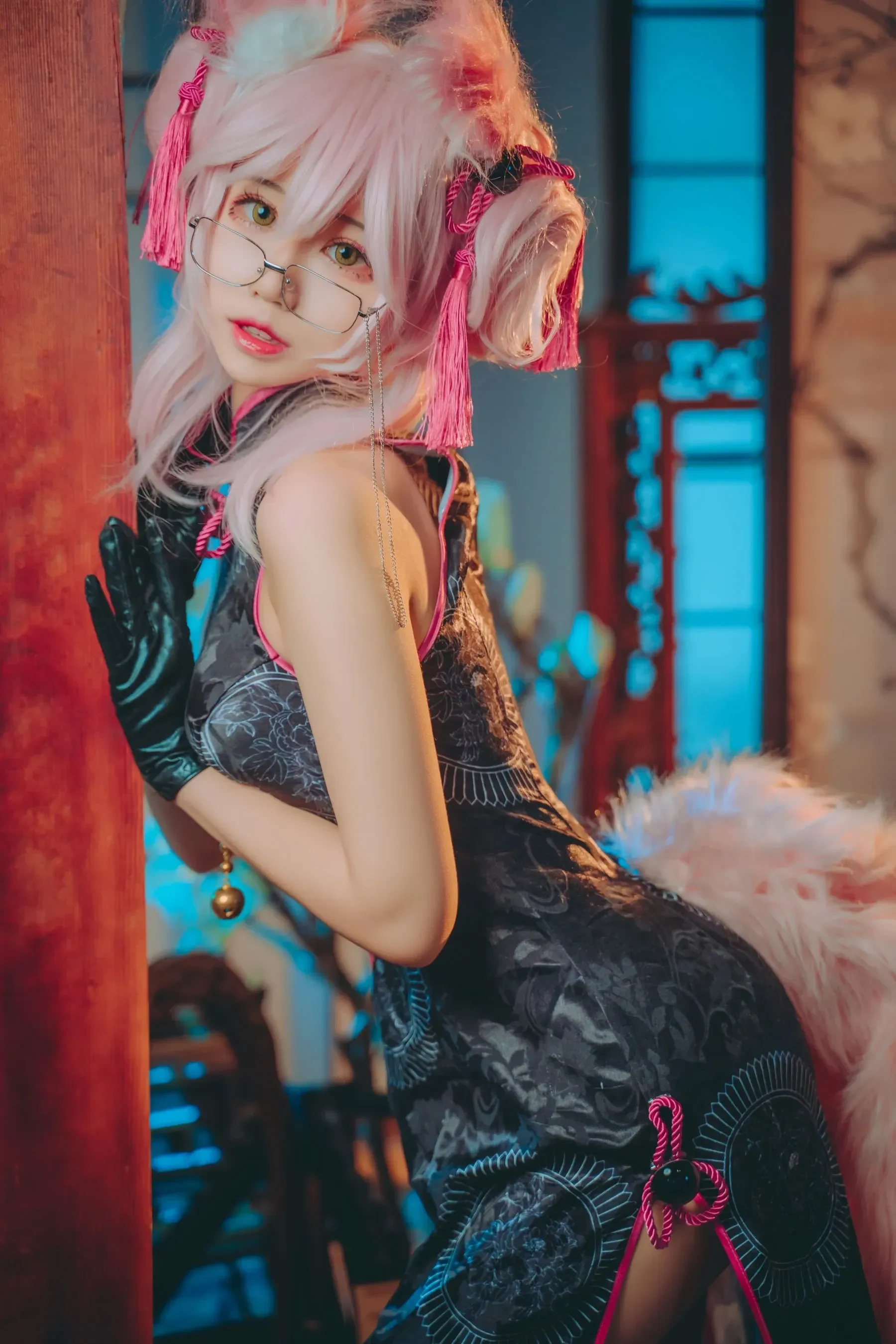 猫君君MaoJun – 杀阶秘书狐 Cosplay-第24张