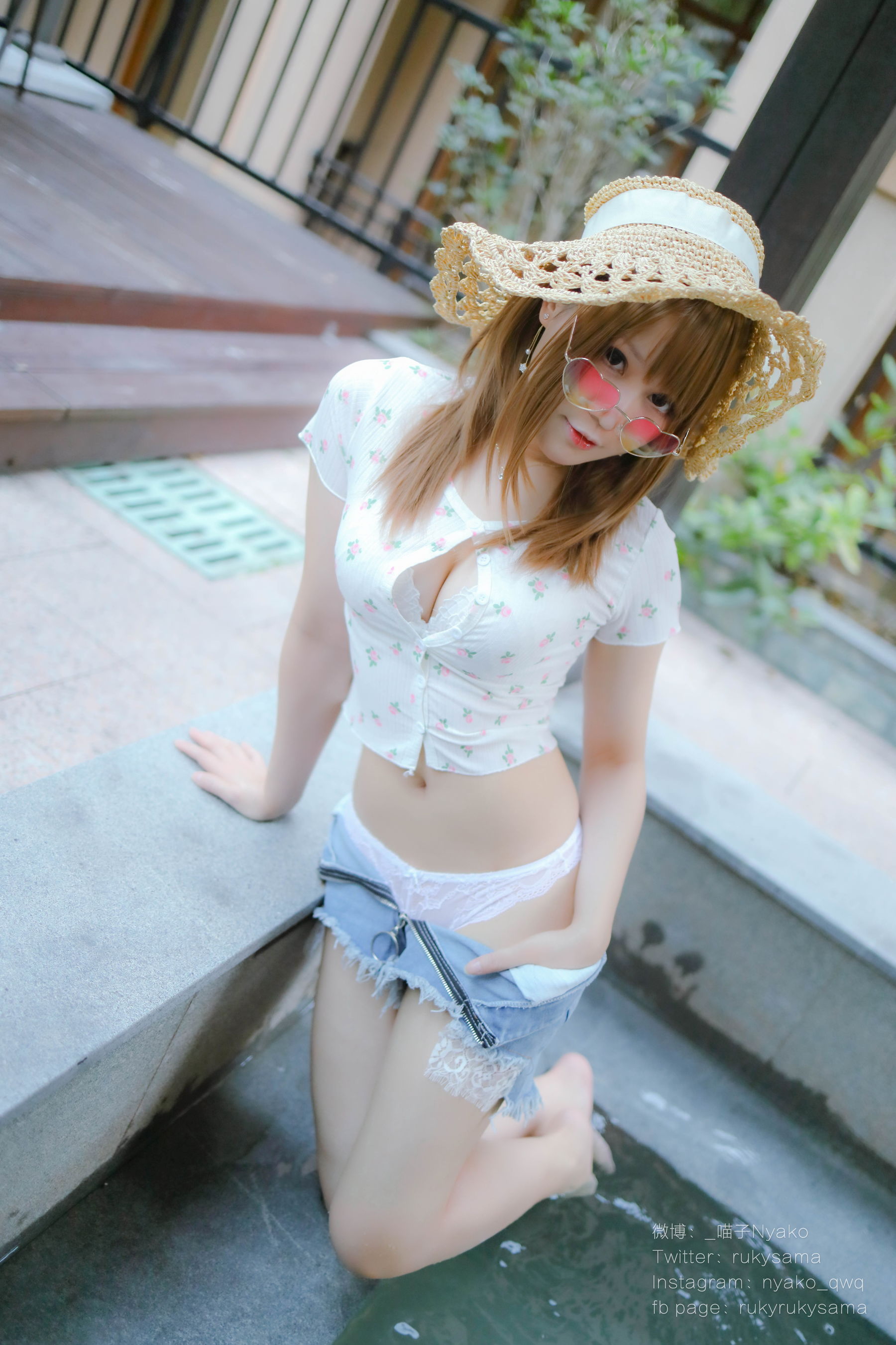 萌妹子Nyako喵子 – 温泉旅行 Cosplay-第31张