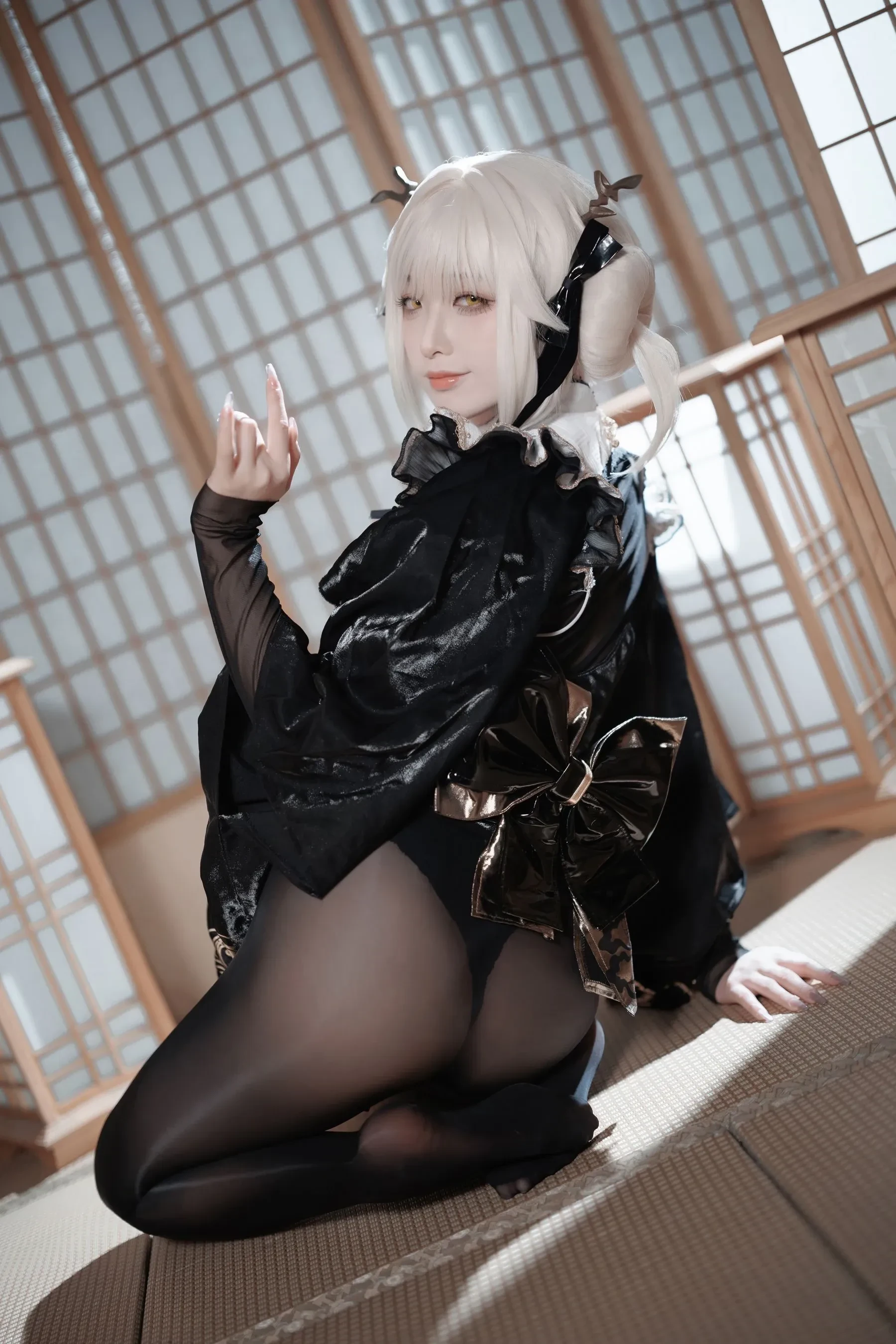 封疆疆v – NIKKE 白兔布兰儿 Cosplay-第33张