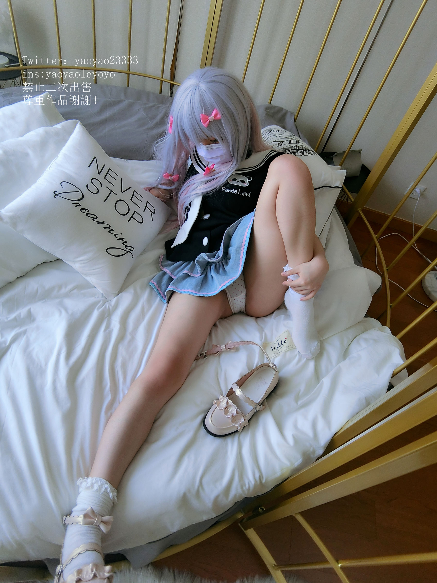 萌妹子Coser摇摇乐yoyo – 嫩足萝莉系 Cosplay-第52张