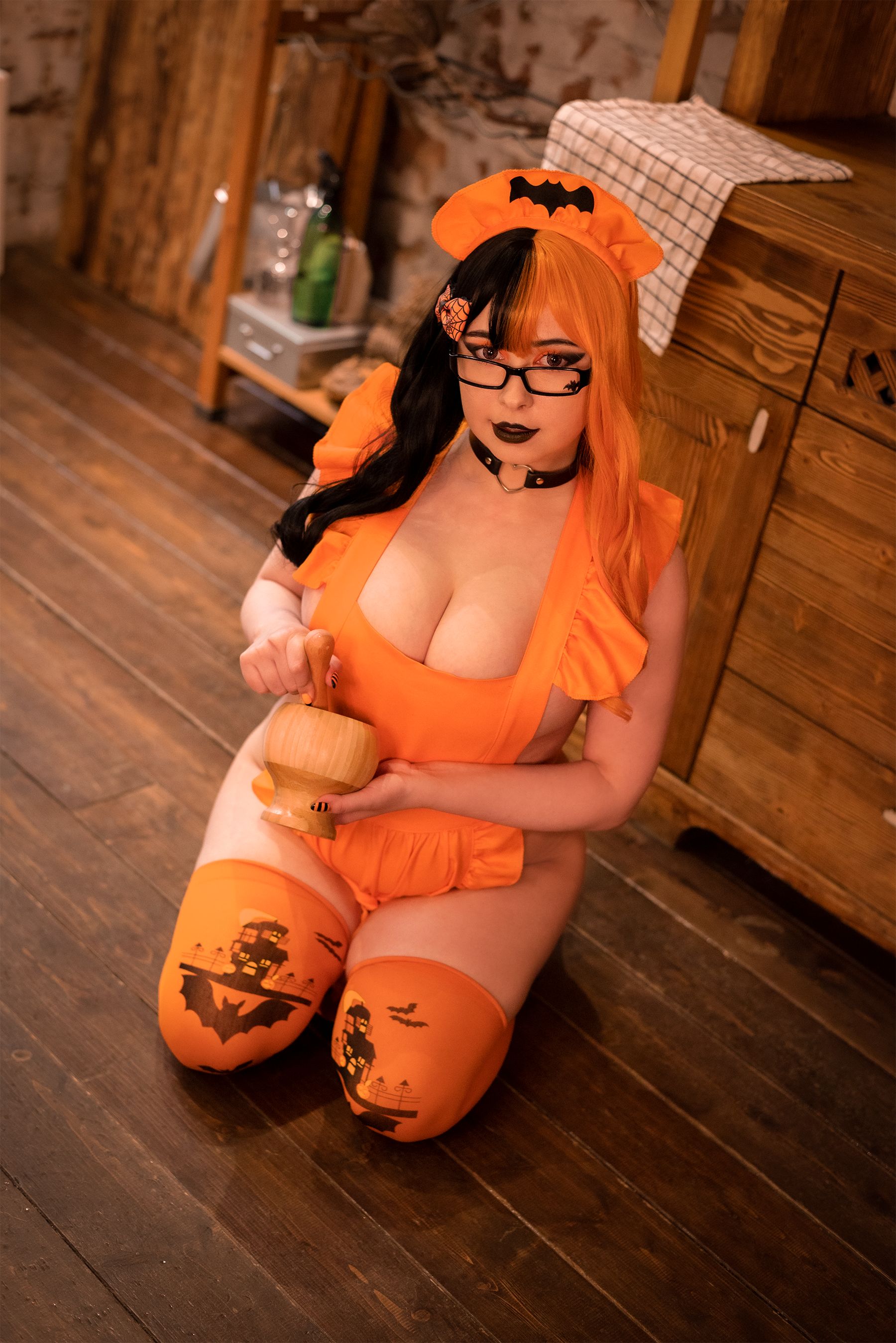Yoshinobi – Pumpkin Milf Cosplay-第19张