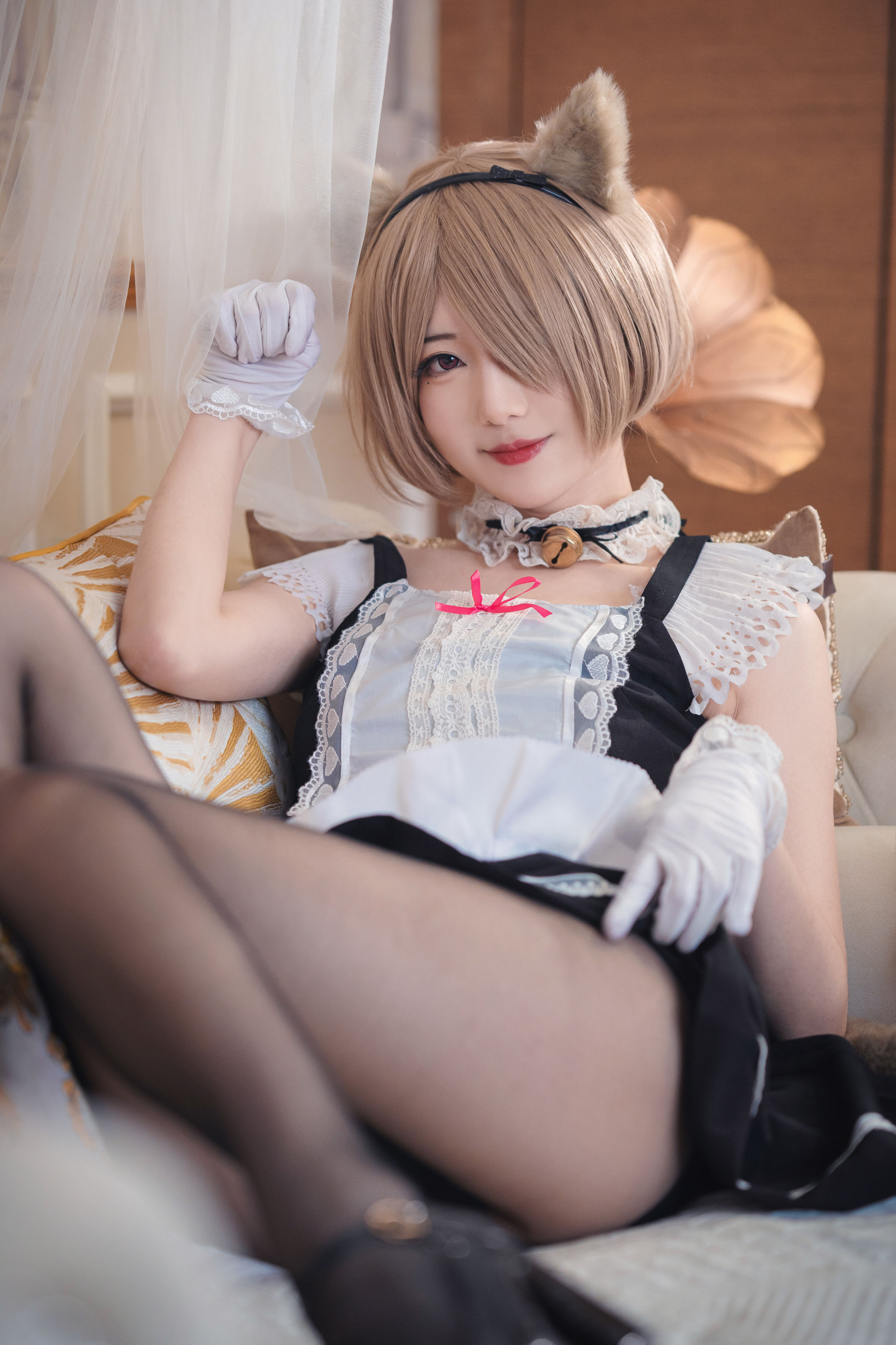 小姐姐弥音音ww – 丽塔 女仆 Cosplay-第12张