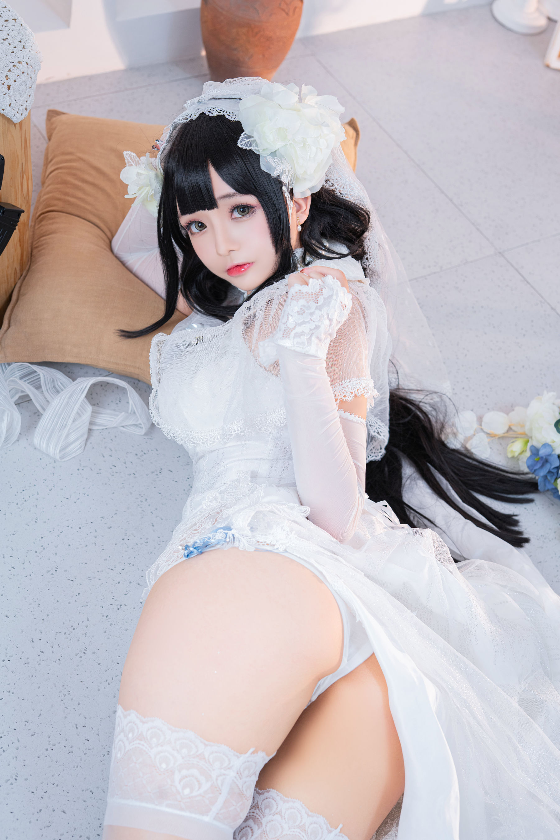 松本甜奈姣 – 95式婚纱 Cosplay-第21张