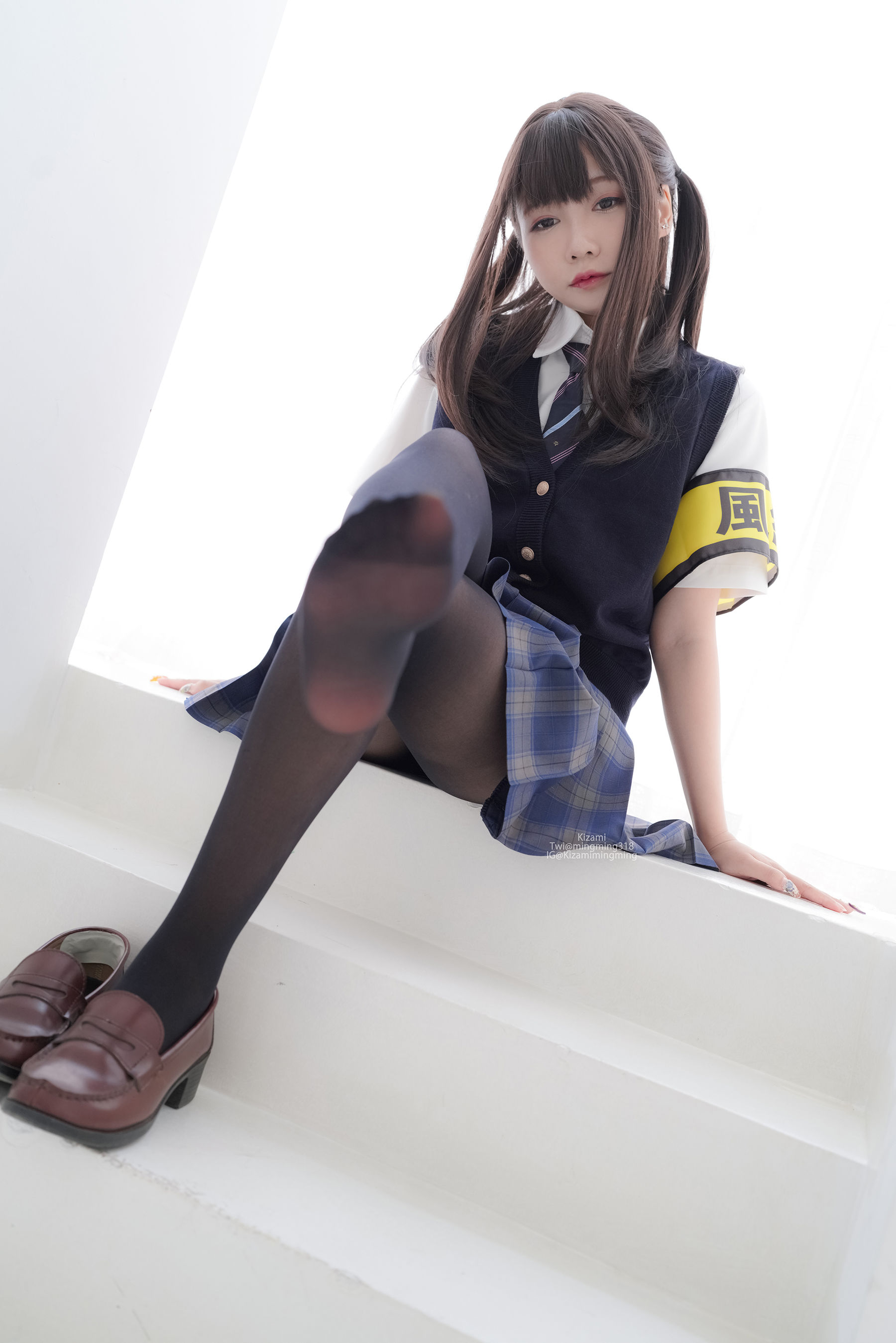 銘銘Kizami – JK黑丝 Cosplay-第43张