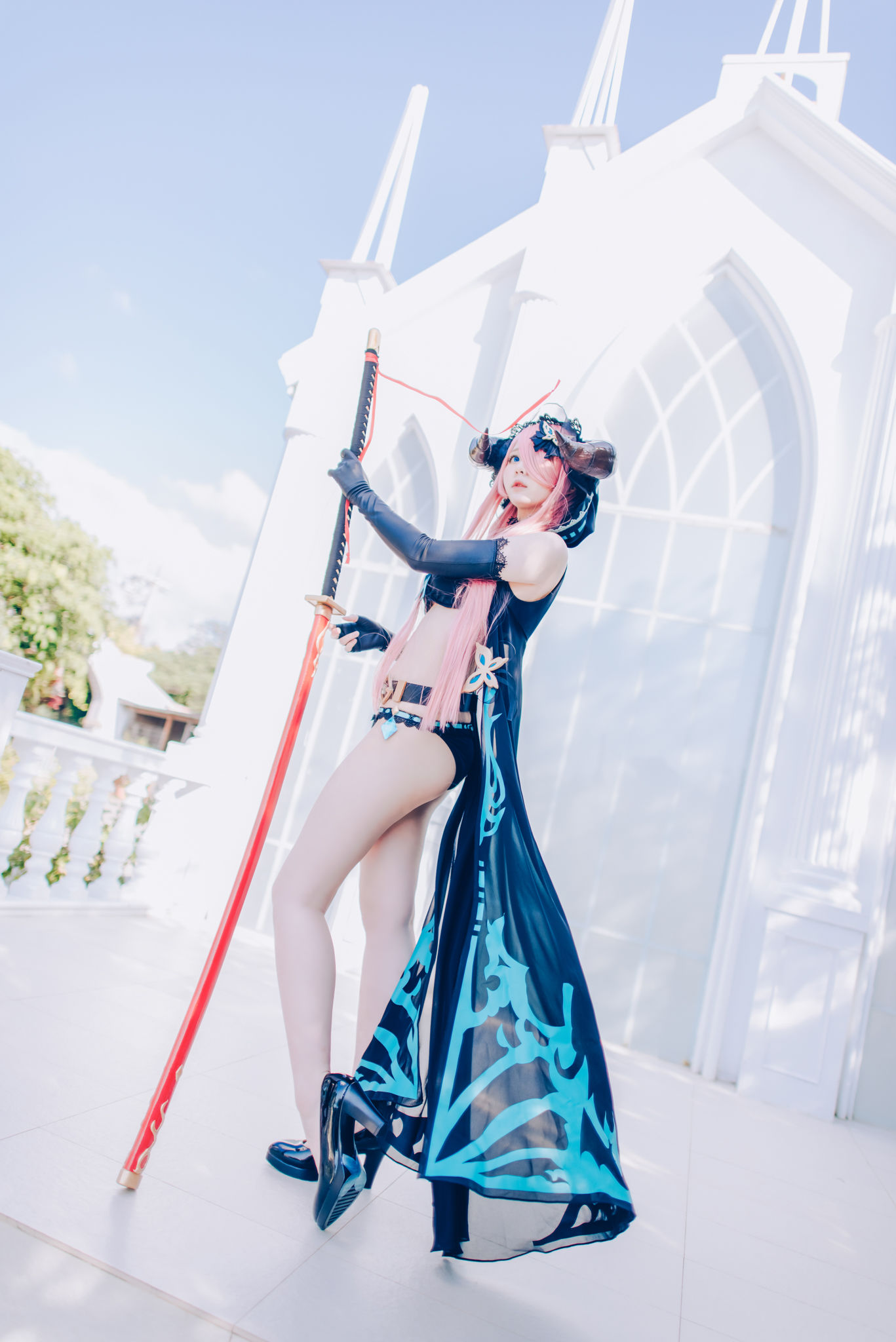 微博妹纸霜月shimo – 碧蓝幻想 娜尔梅亚 Cosplay-第60张