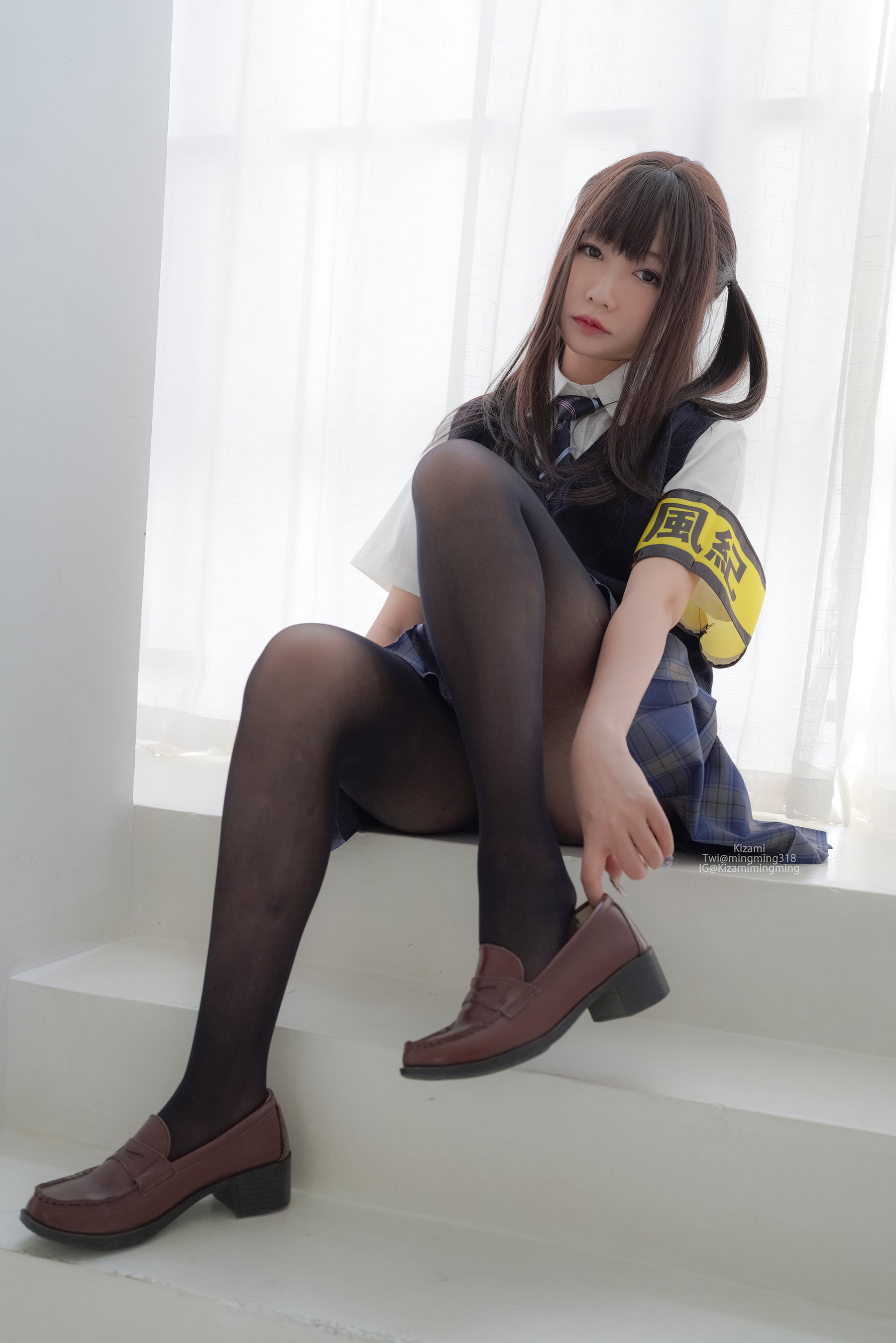 銘銘Kizami – JK黑丝 Cosplay-第52张