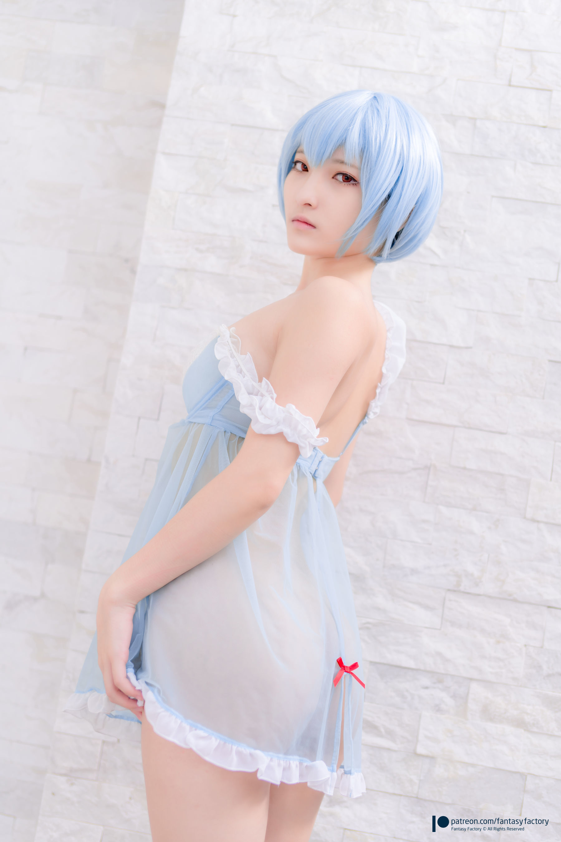 [Fantasy Factory] 小丁Cosplay – 魔女 浴池 黑丝 Cosplay-第28张
