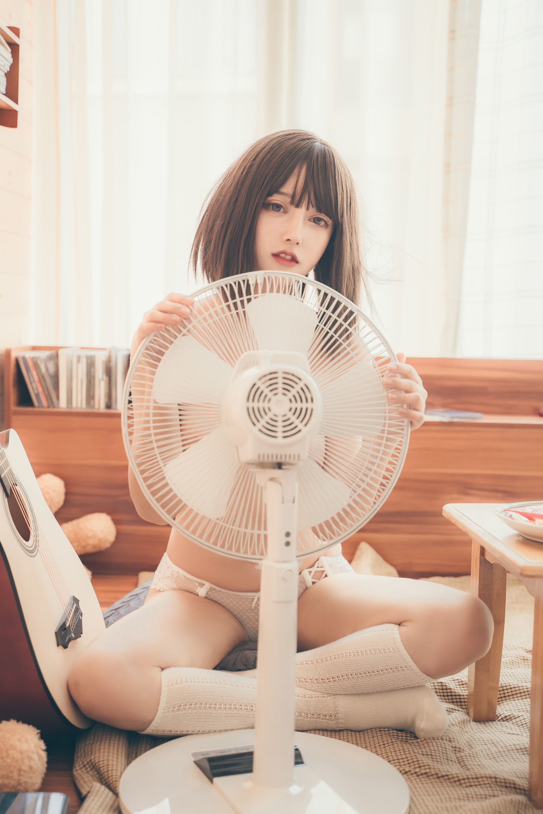 斗鱼米线线sama写真 复古性感 Cosplay-第18张