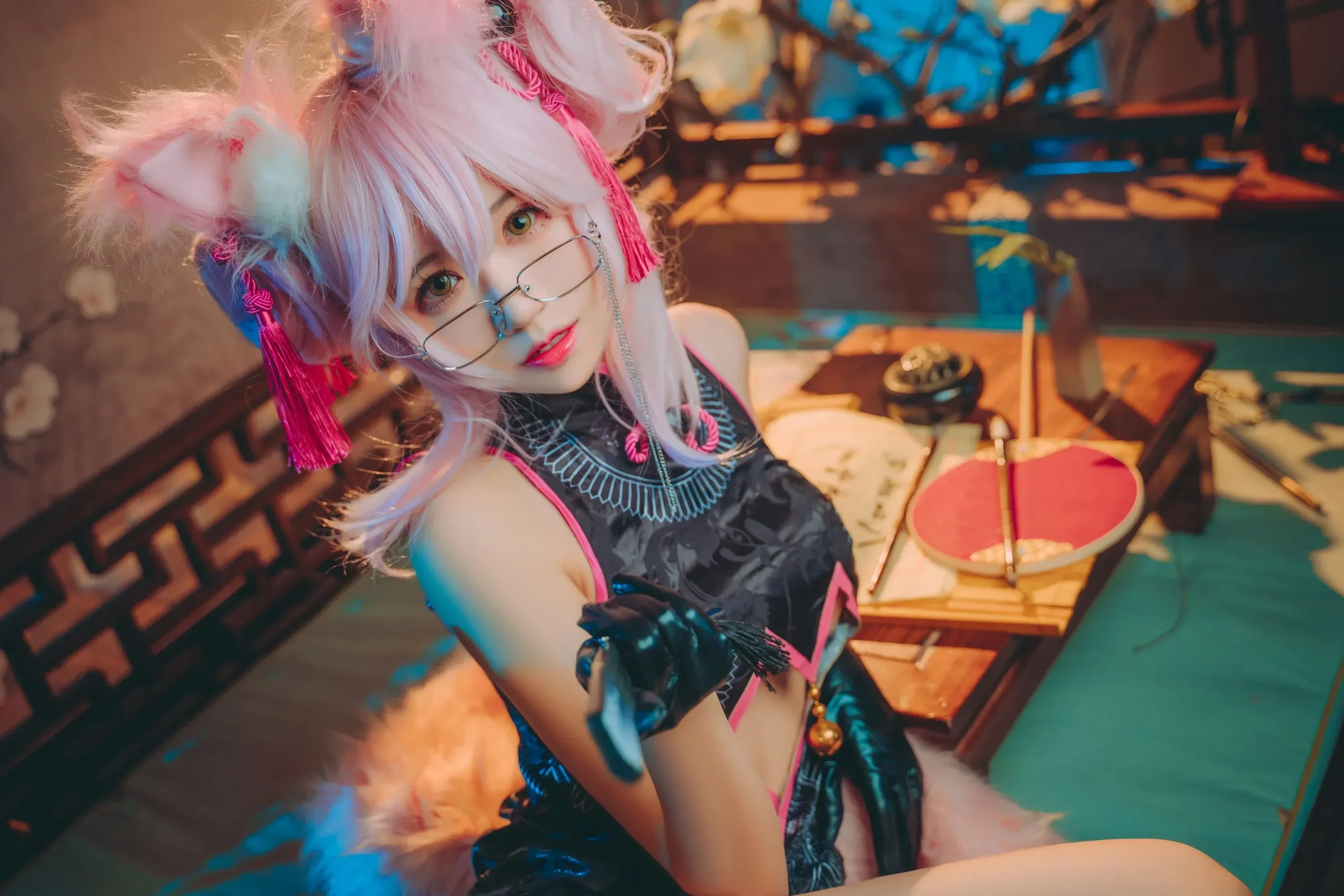 猫君君MaoJun – 杀阶秘书狐 Cosplay-第4张