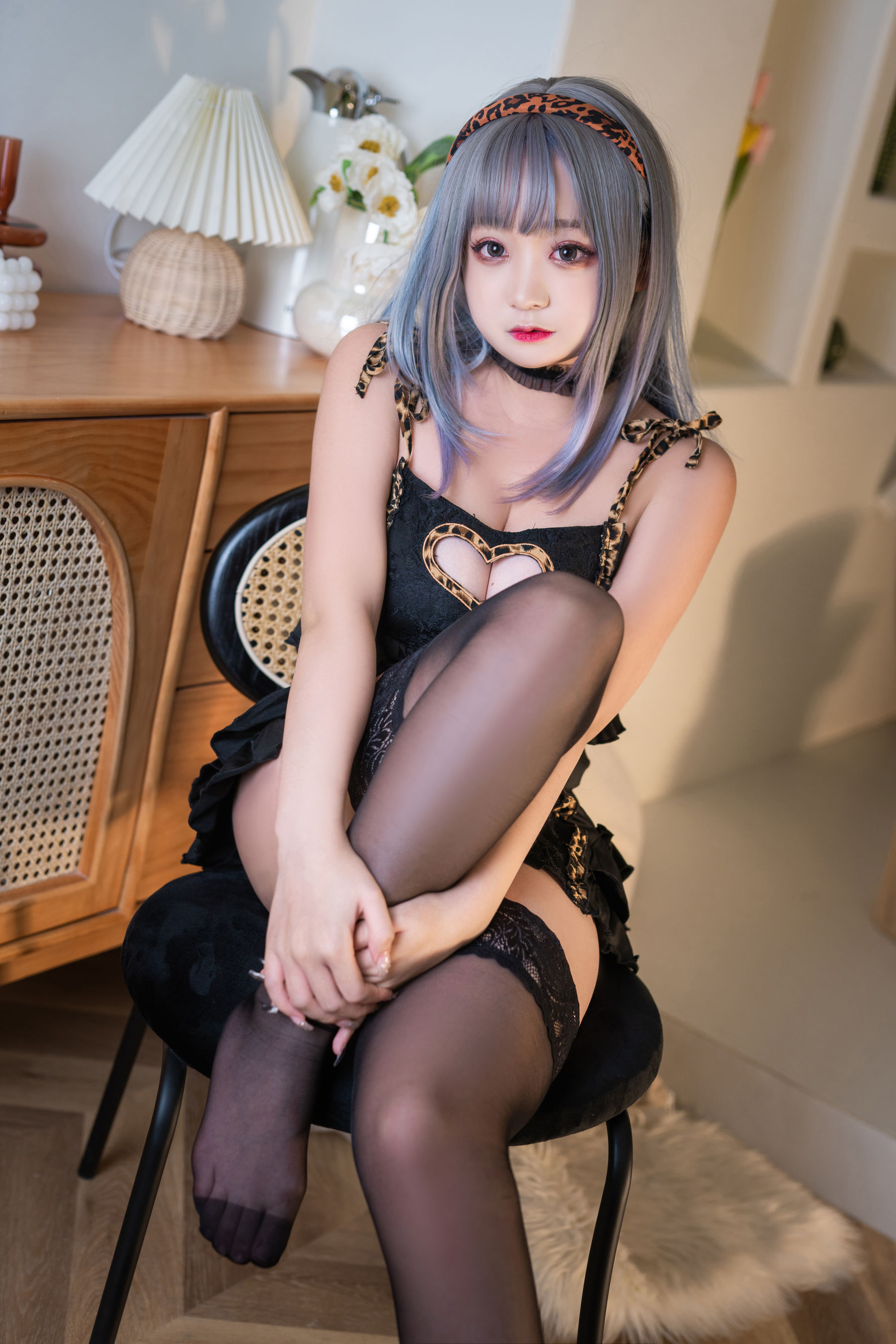 动漫博主恩田直幸 – 连体小豹纹 Cosplay-第18张