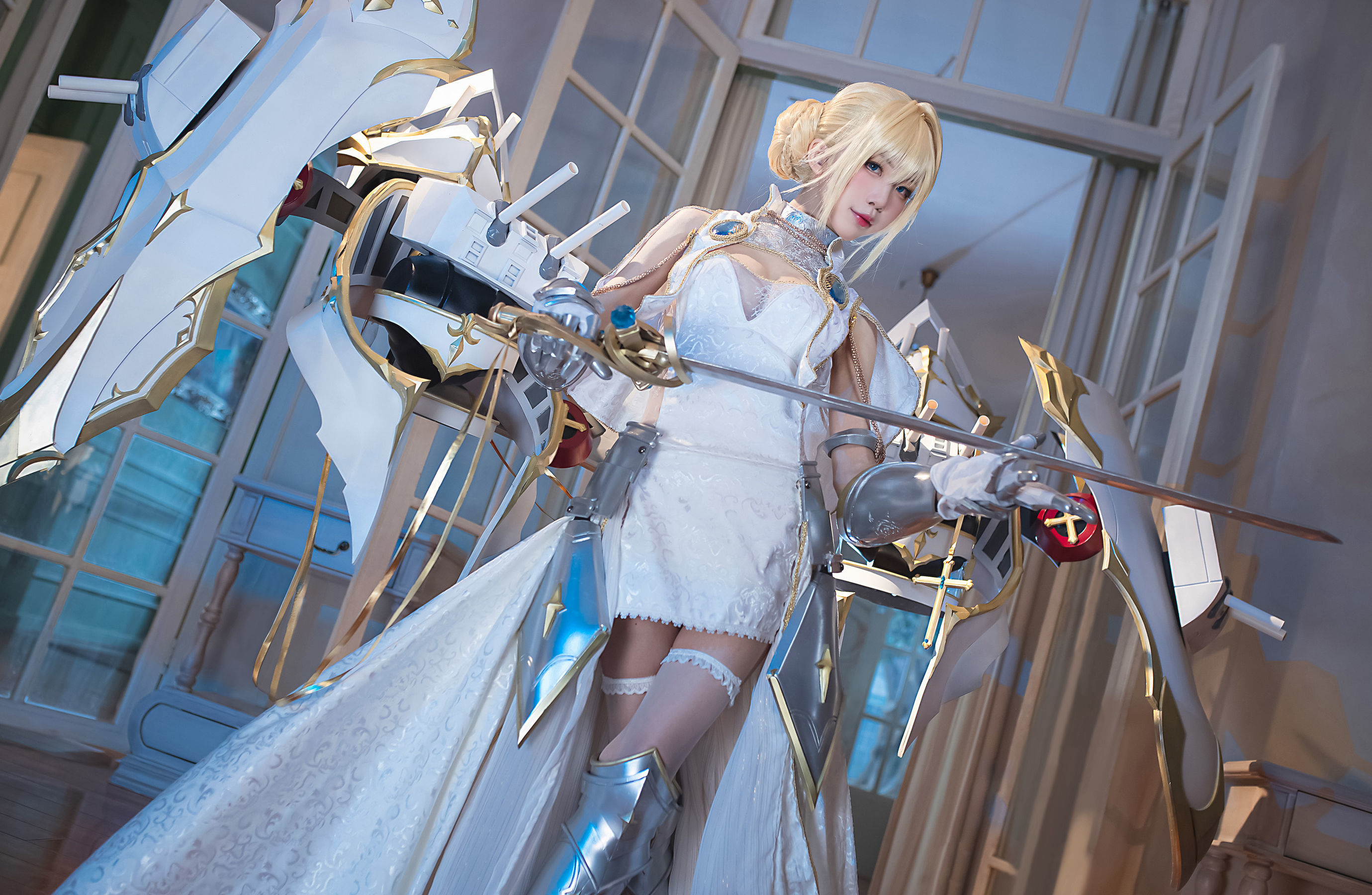 动漫博主水淼aqua – 圣女贞德 Cosplay-第7张