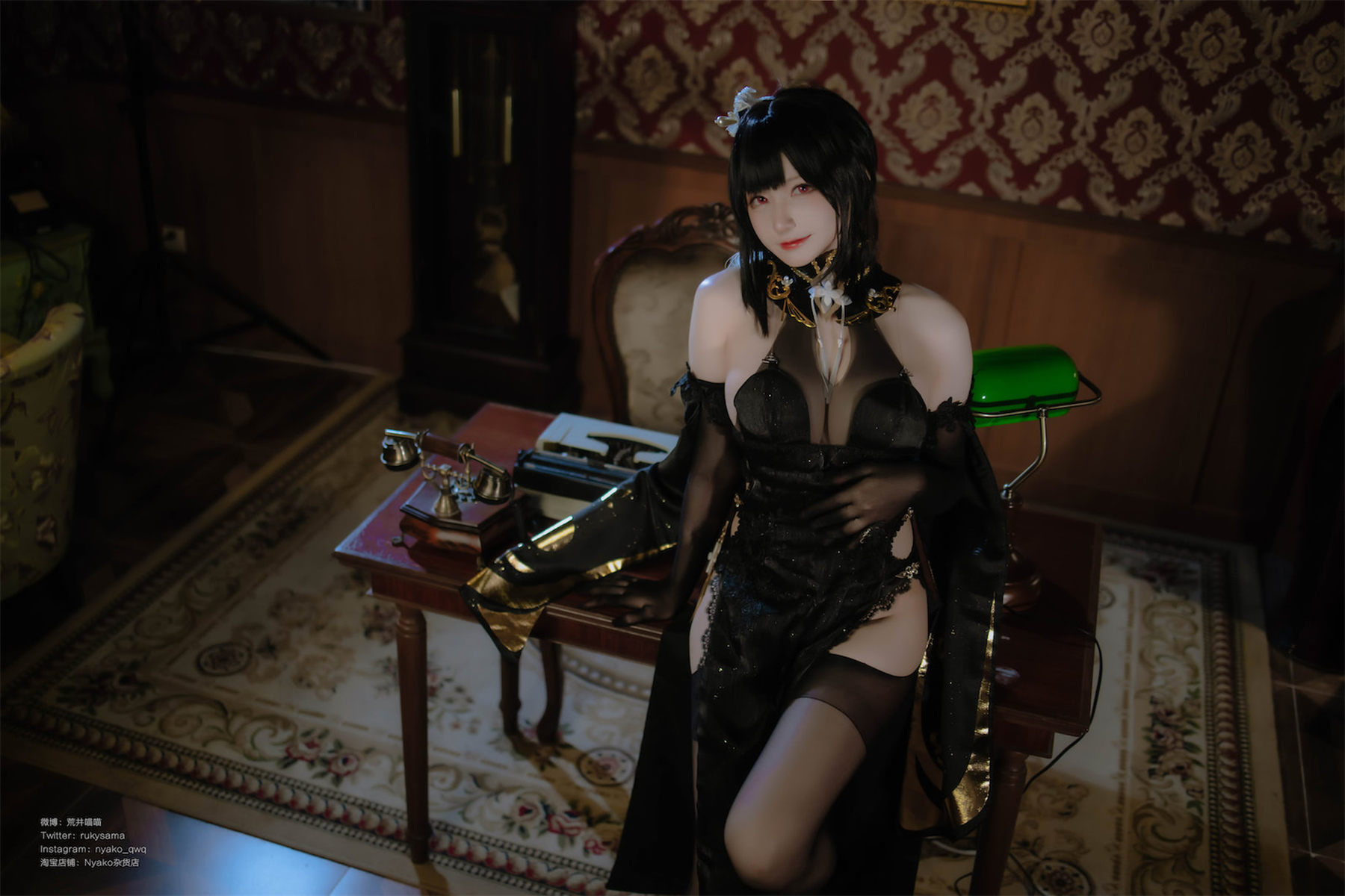 Nyako喵子 – 碧蓝航线镇海 Cosplay-第17张