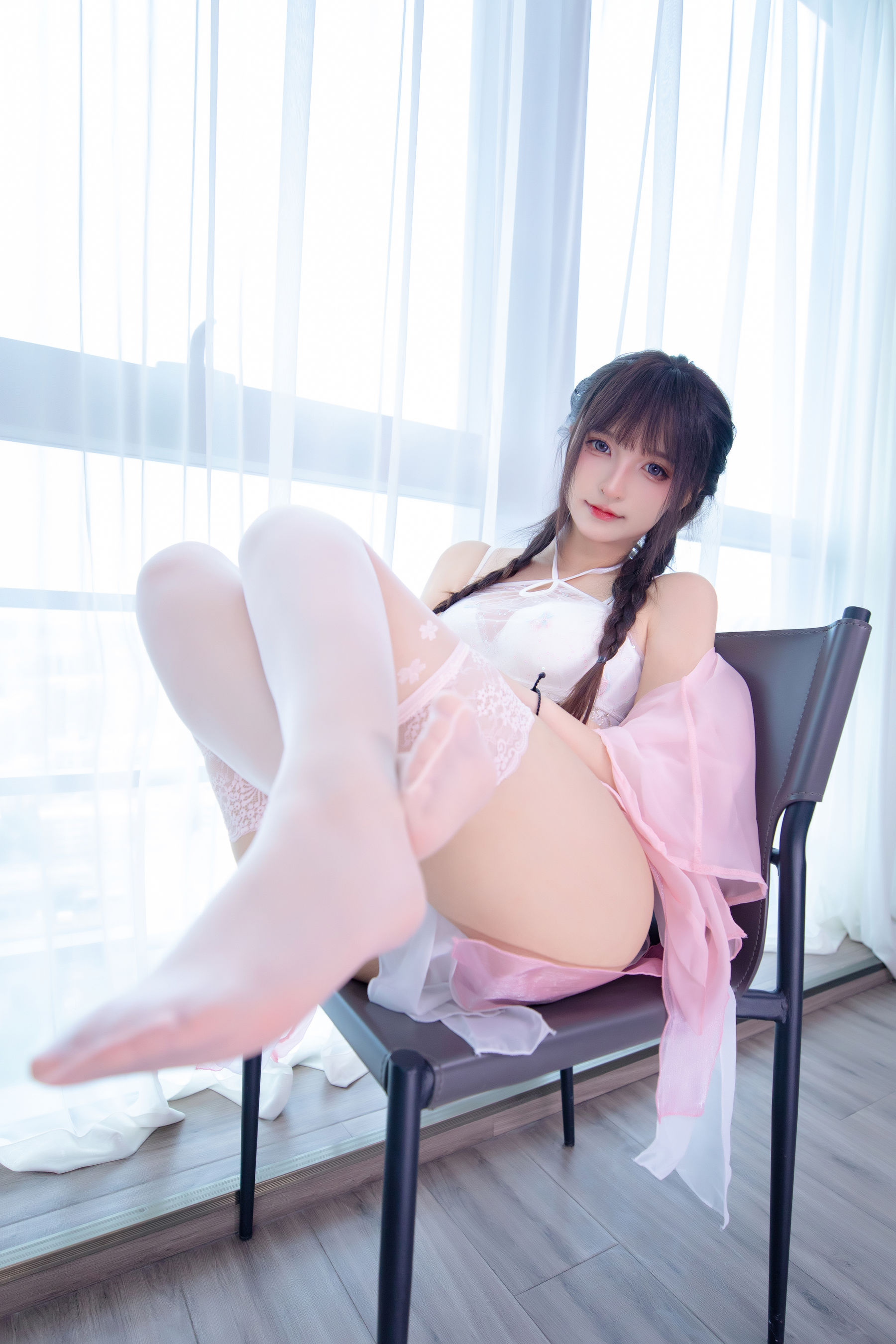 萝莉神楽板真冬 之桃花潭水 Cosplay-第6张