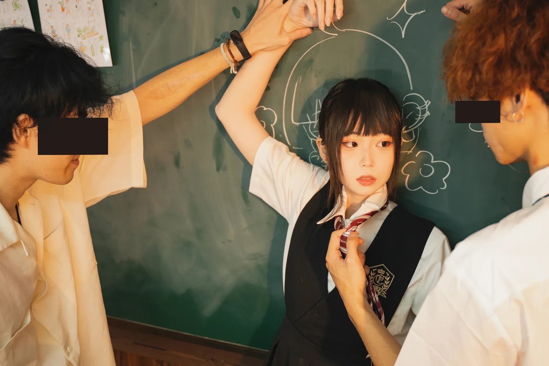 安曜曜 – 教室 放学后 Cosplay-第2张