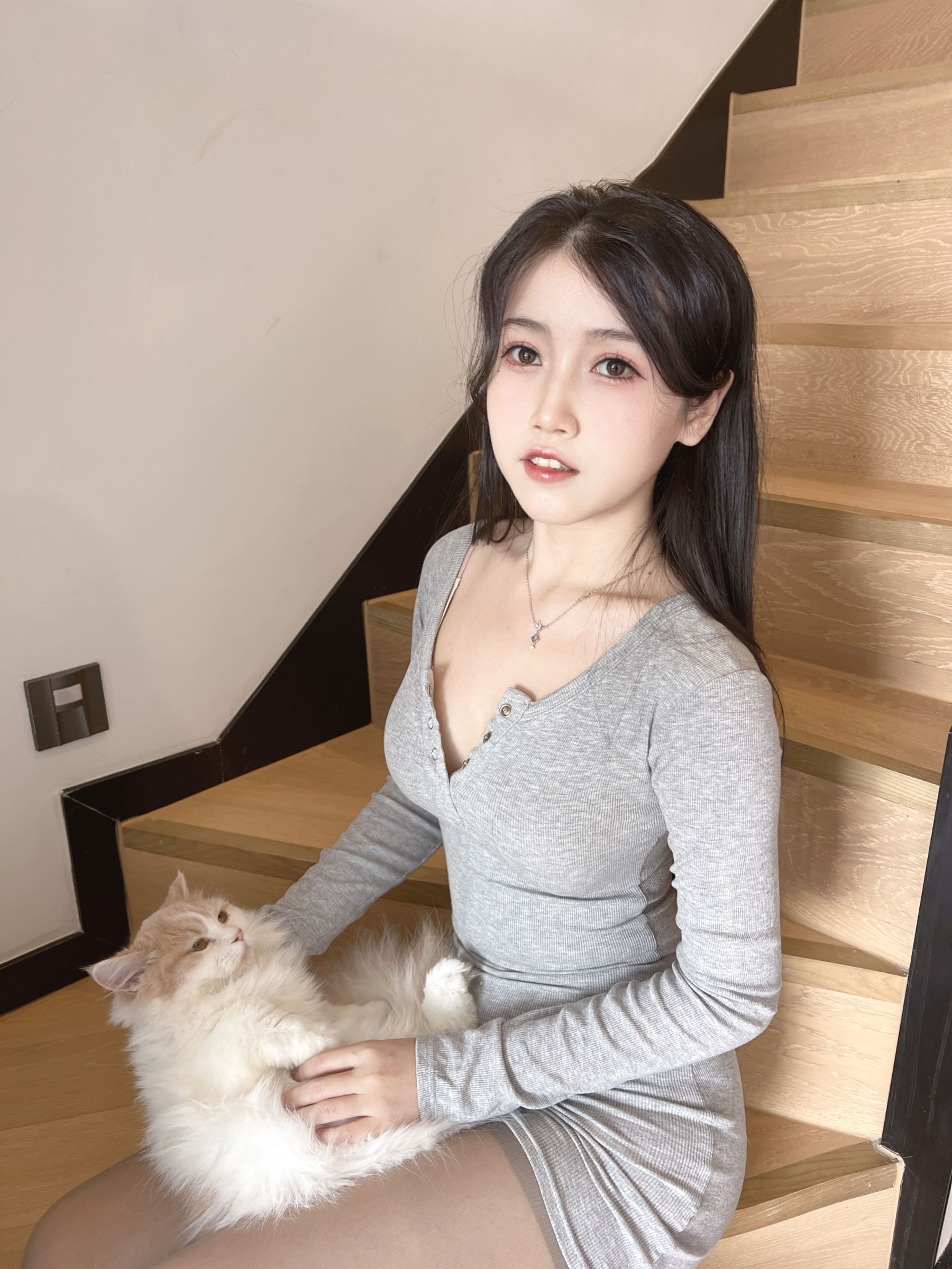 微博人气Coser不呆猫 – 居家猫猫女友 Cosplay-第2张