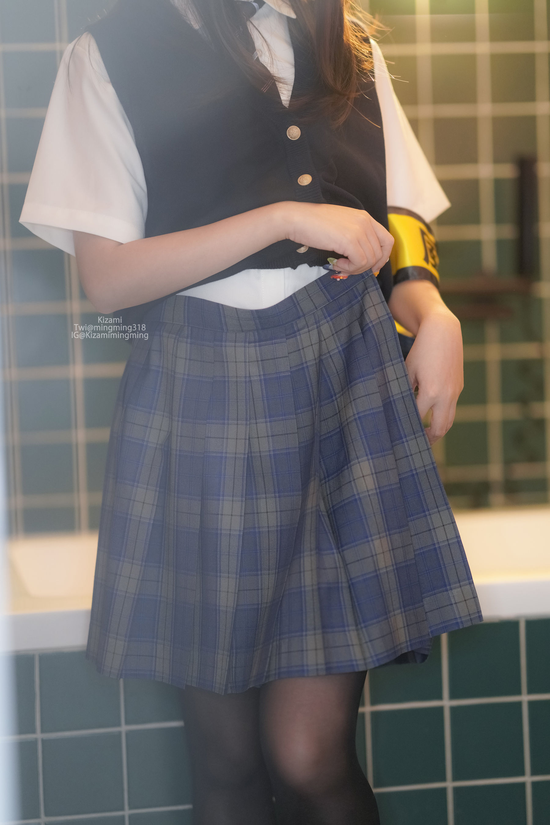 銘銘Kizami – JK黑丝 Cosplay-第62张