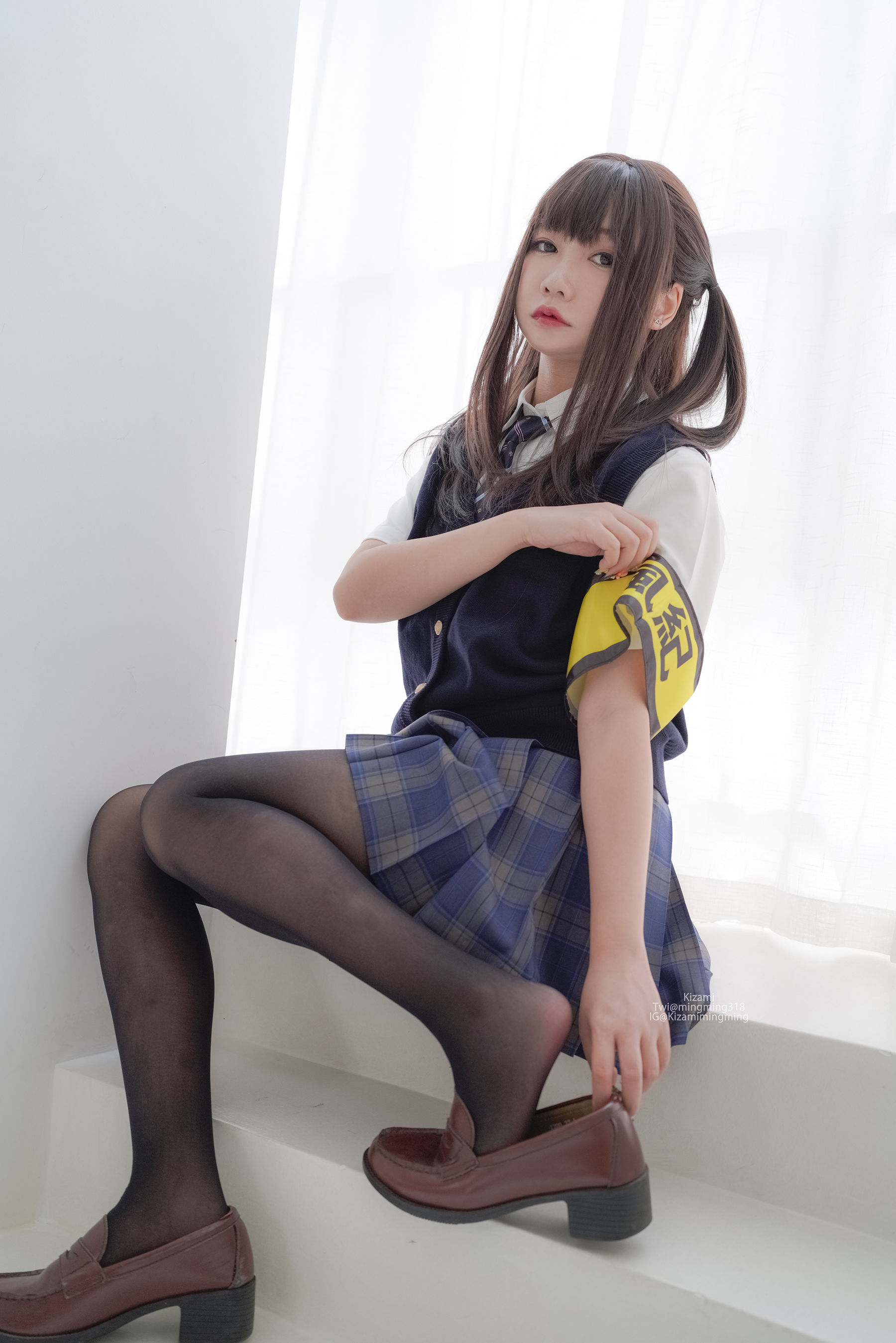 銘銘Kizami – JK黑丝 Cosplay-第53张