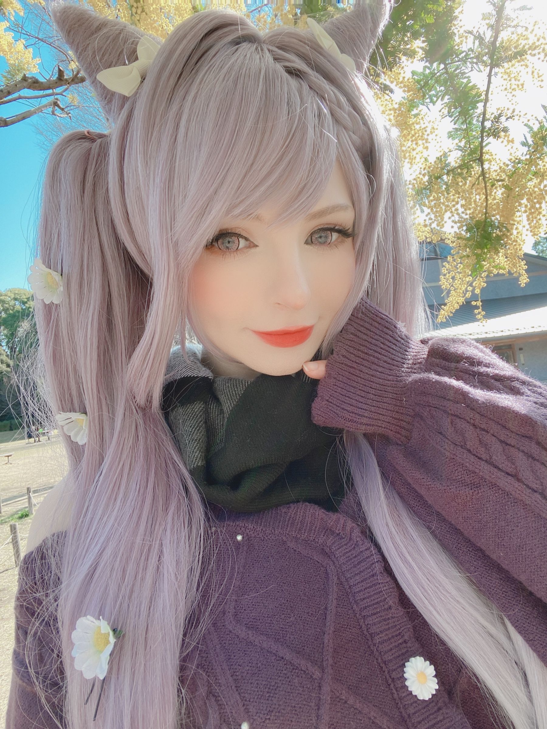 Peach milky – Keqing Genshin Impact Cosplay-第3张
