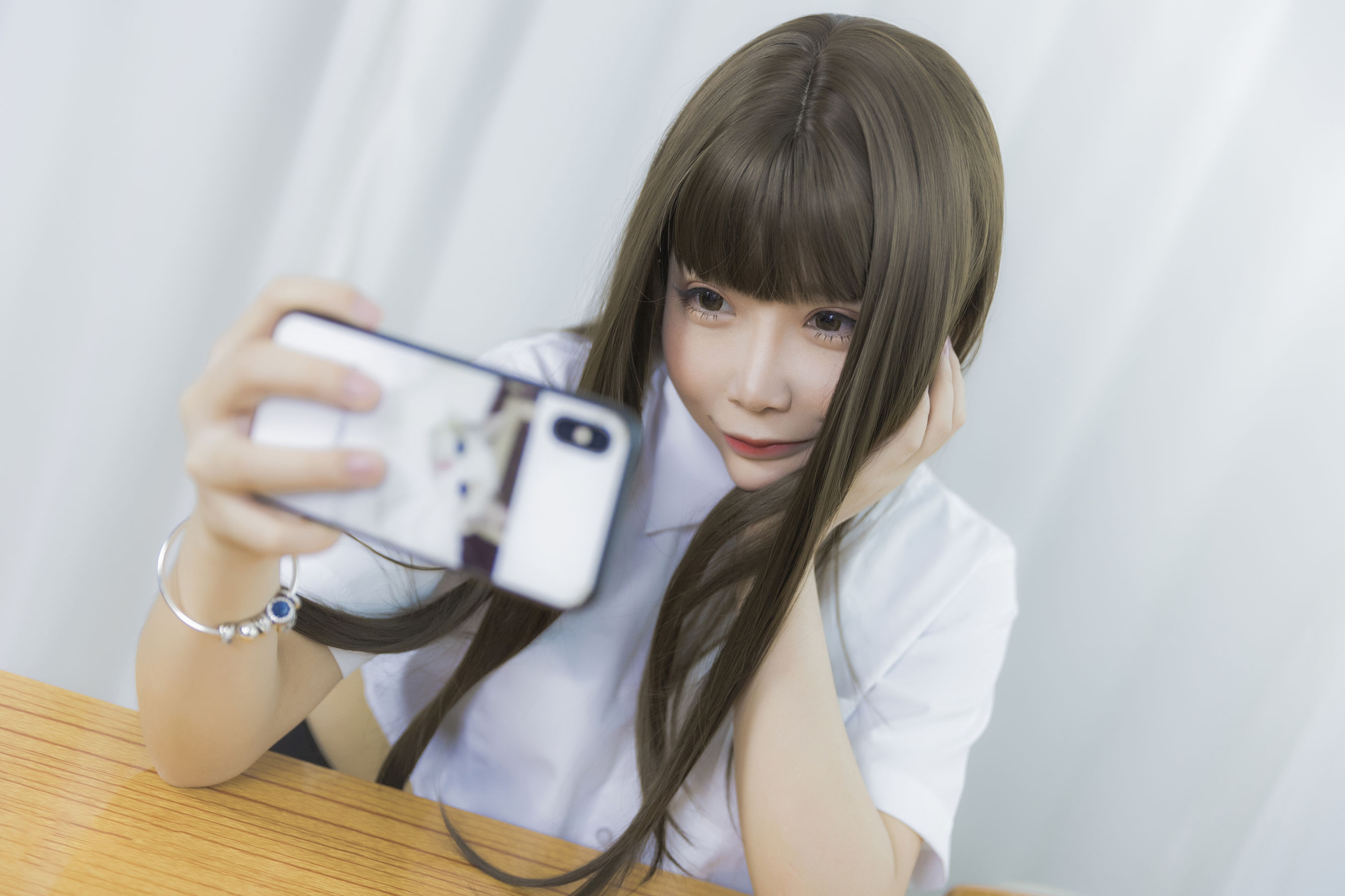 二次元妹子抱走莫子aa 等你下课 Cosplay-第16张