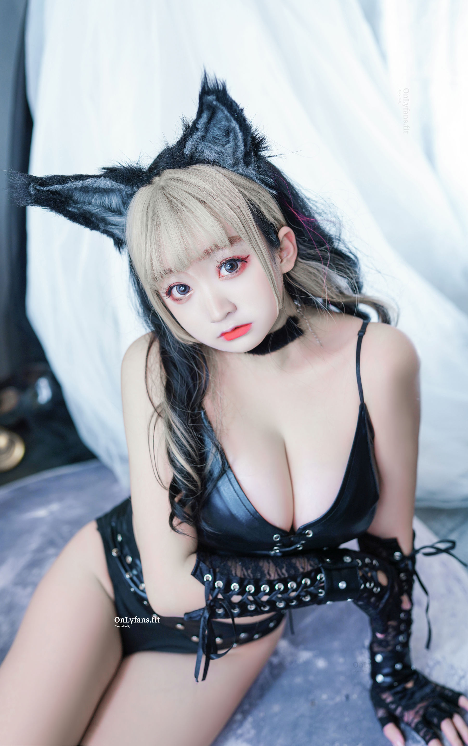 动漫博主恩田直幸 – 皮衣小狼 Cosplay-第16张