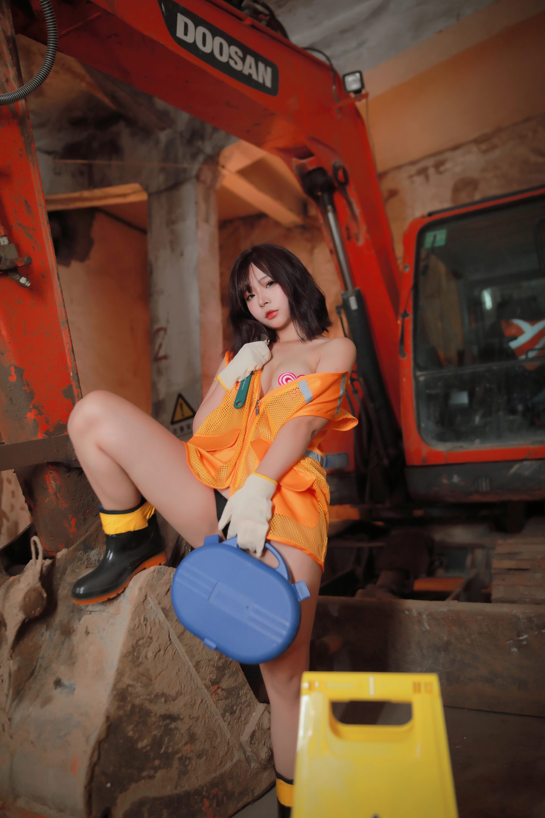 yuuhui玉汇 – 挖掘姬 Cosplay-第127张