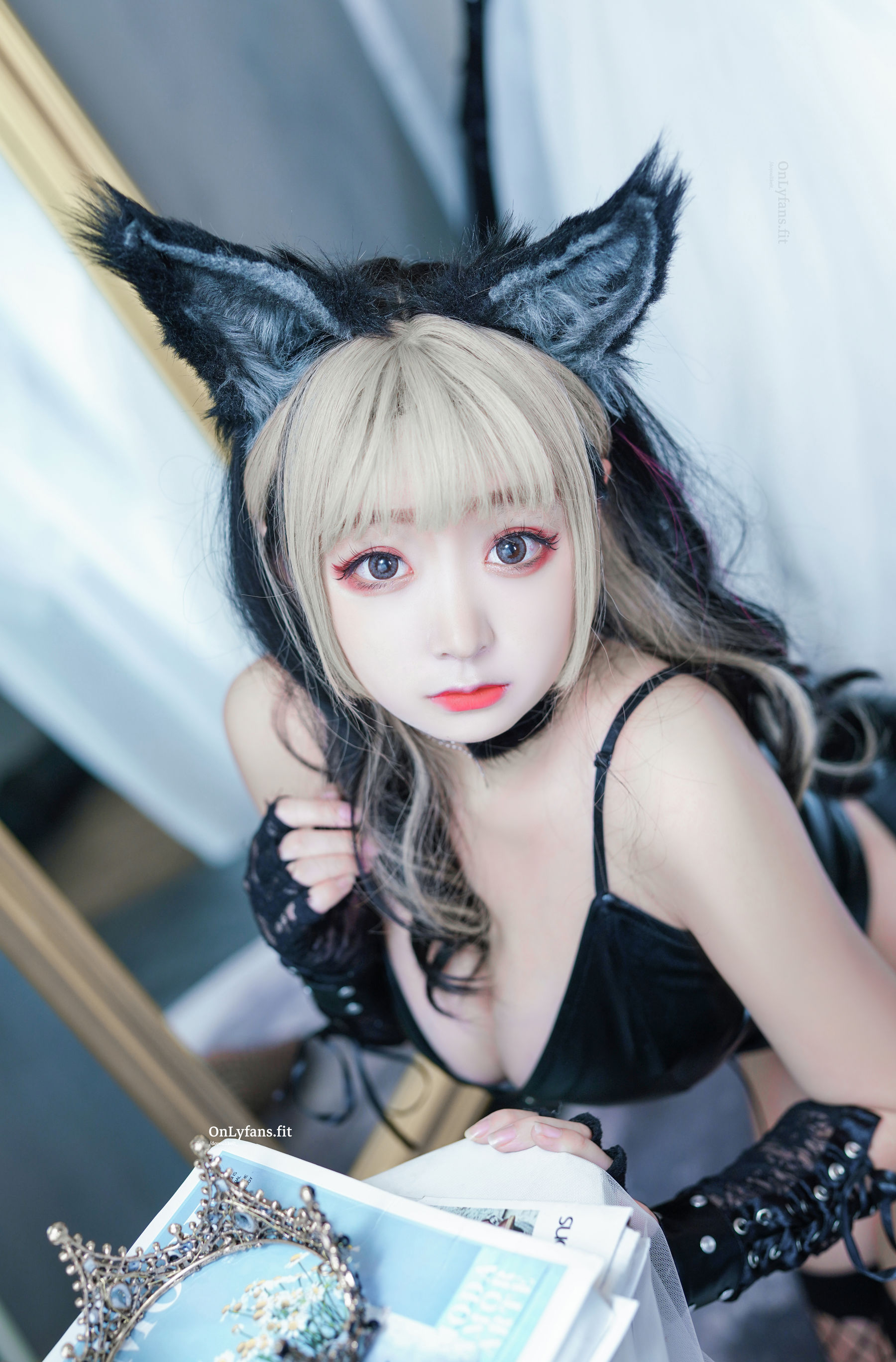 动漫博主恩田直幸 – 皮衣小狼 Cosplay-第22张