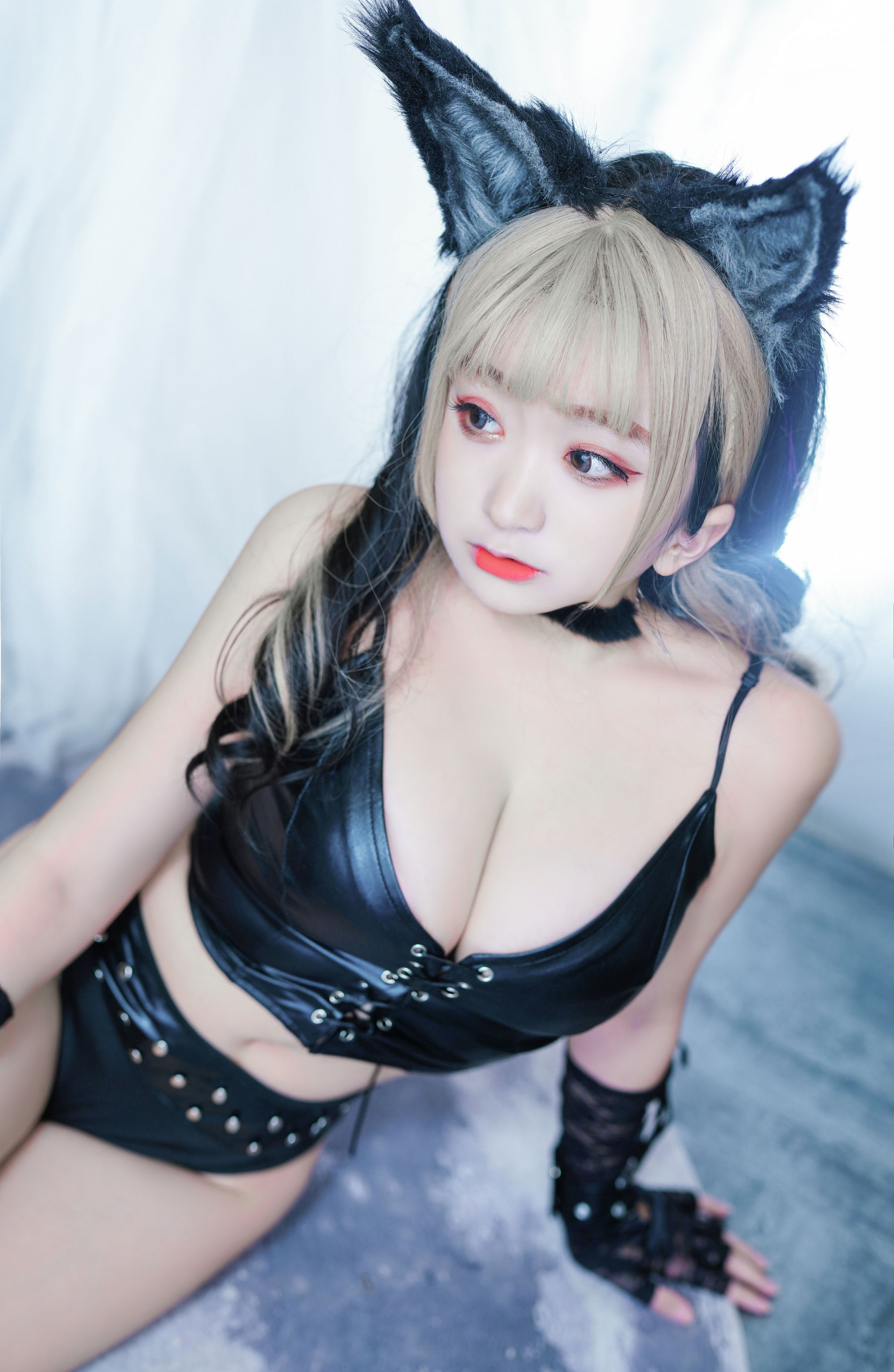 动漫博主恩田直幸 – 皮衣小狼 Cosplay-第13张