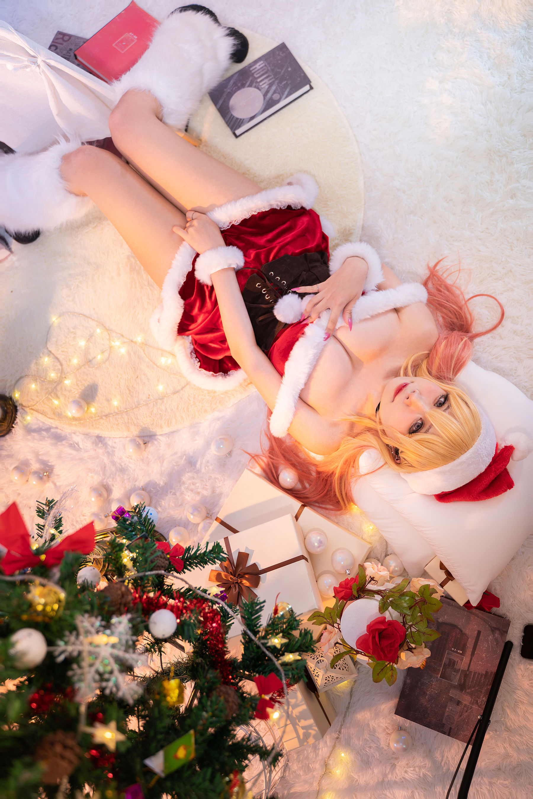 贞子蜜桃 – 喜多川夢海 圣诞 Cosplay-第30张