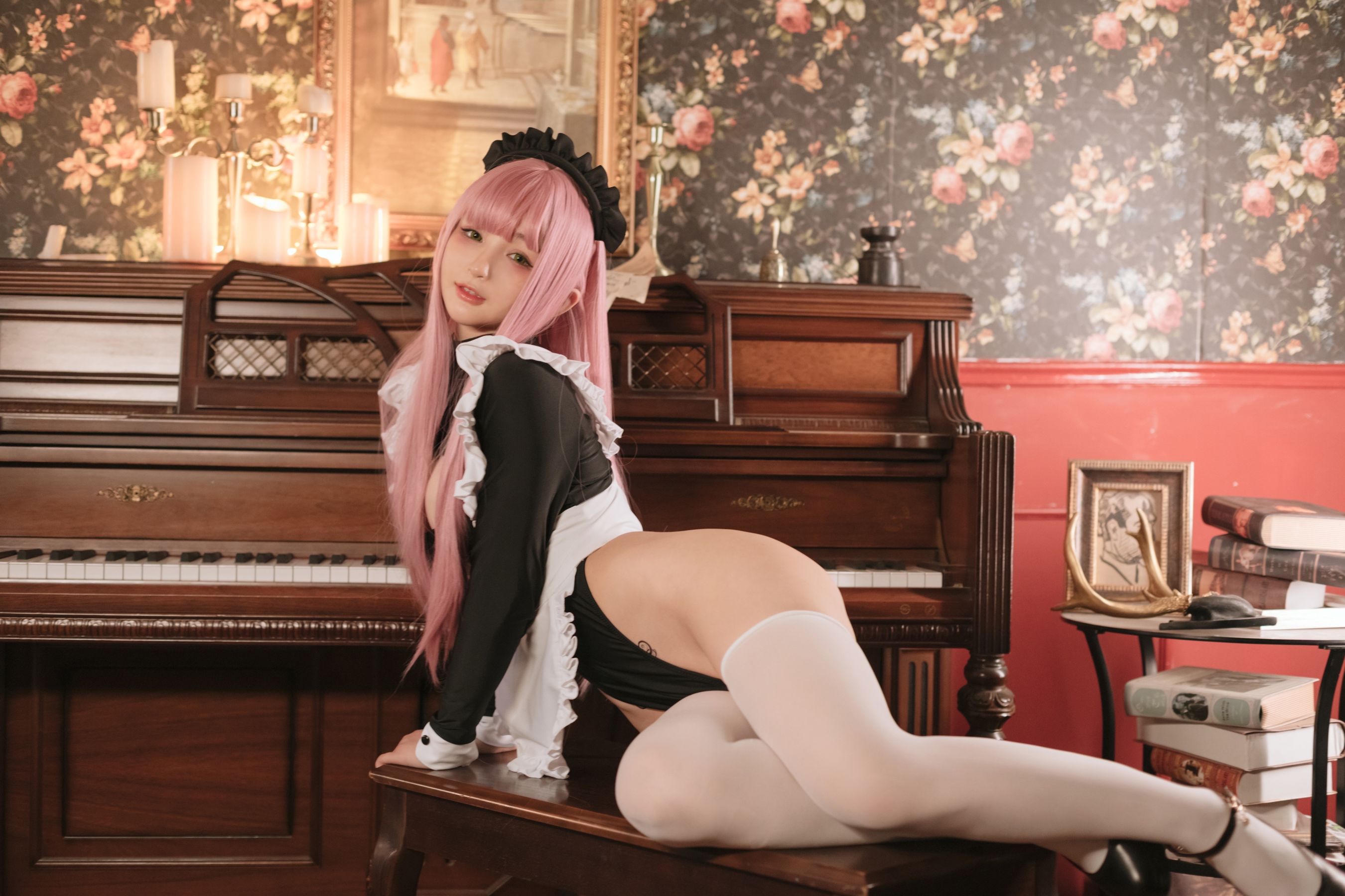 桜井宁宁 – 复古女仆 Cosplay-第2张