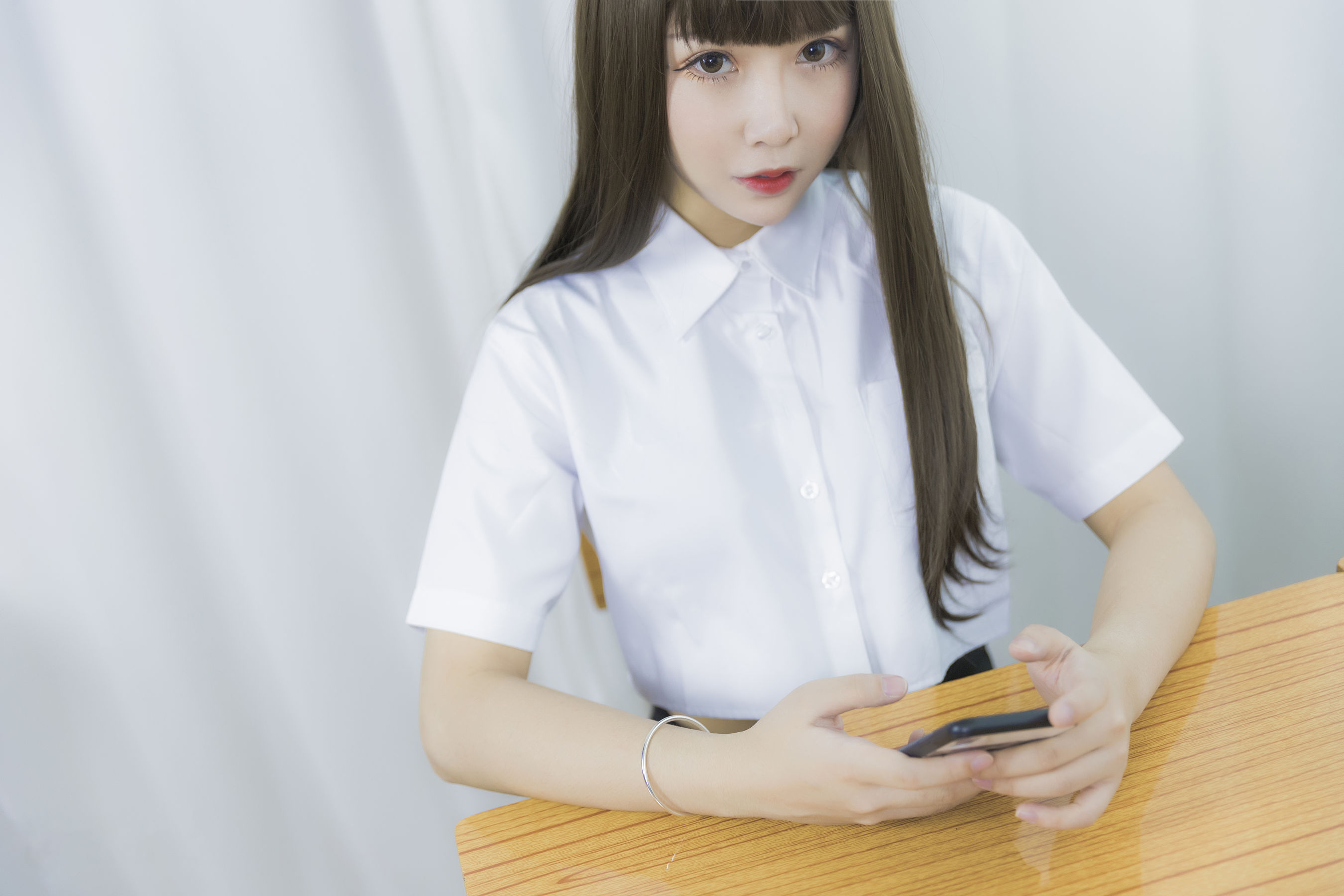 二次元妹子抱走莫子aa 等你下课 Cosplay-第12张