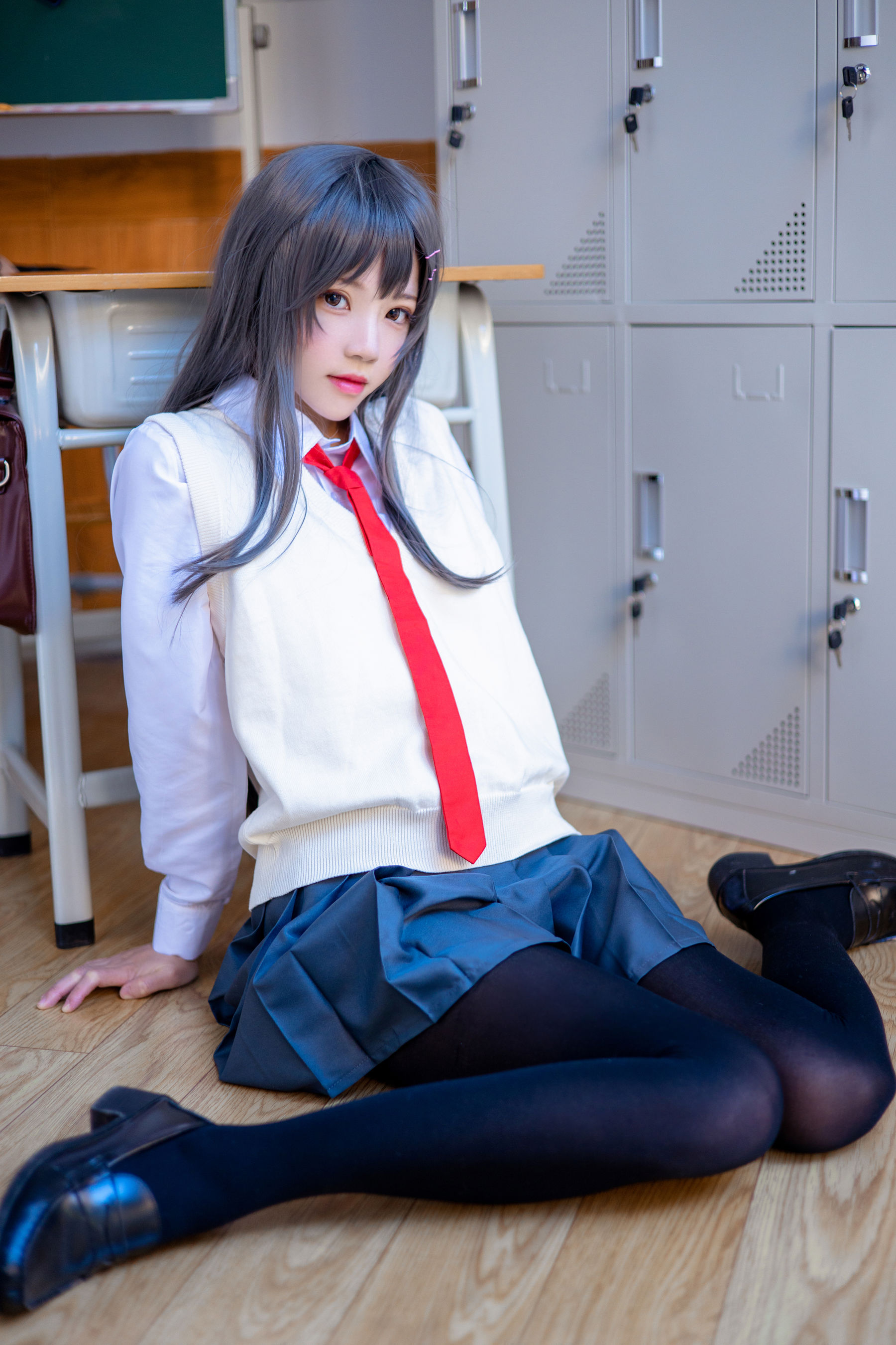 桜桃喵 – 麻衣JK Cosplay-第7张