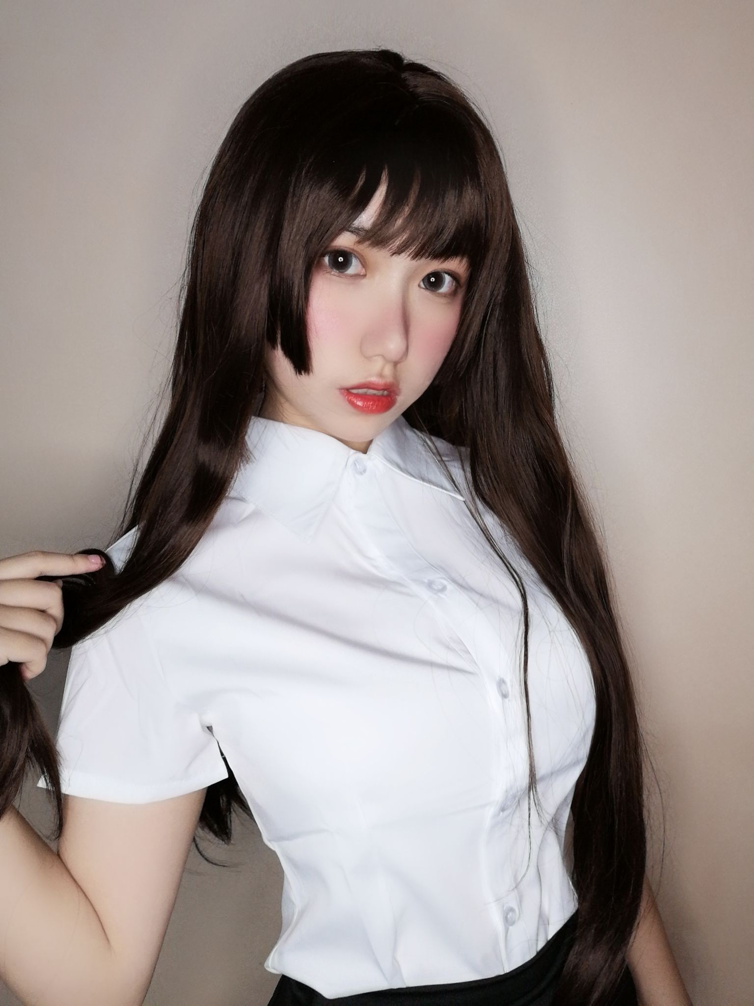 [Cosplay写真] 芋圆侑子SJ_ – 醉酒小秘书 Cosplay-第24张