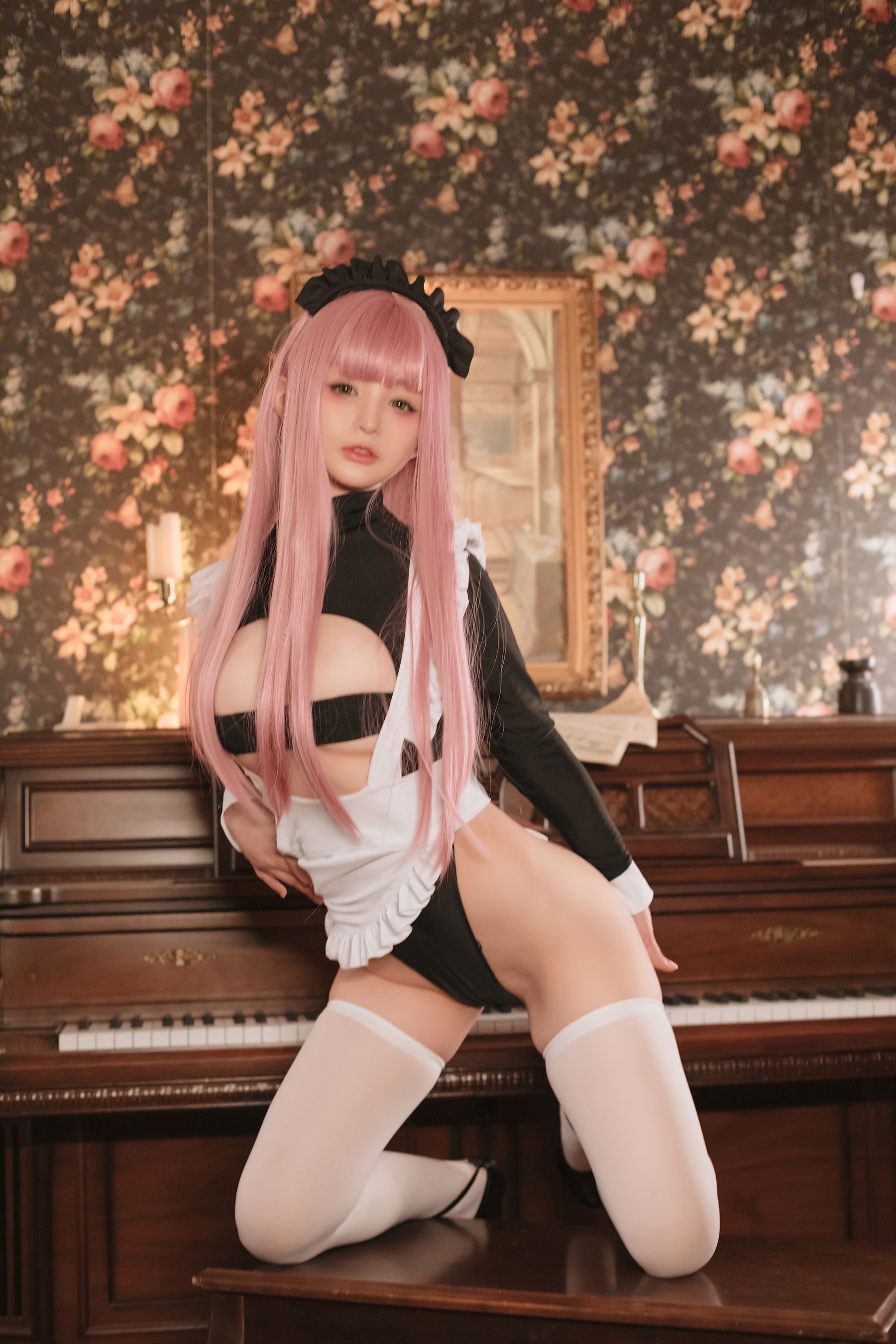 桜井宁宁 – 复古女仆 Cosplay-第31张