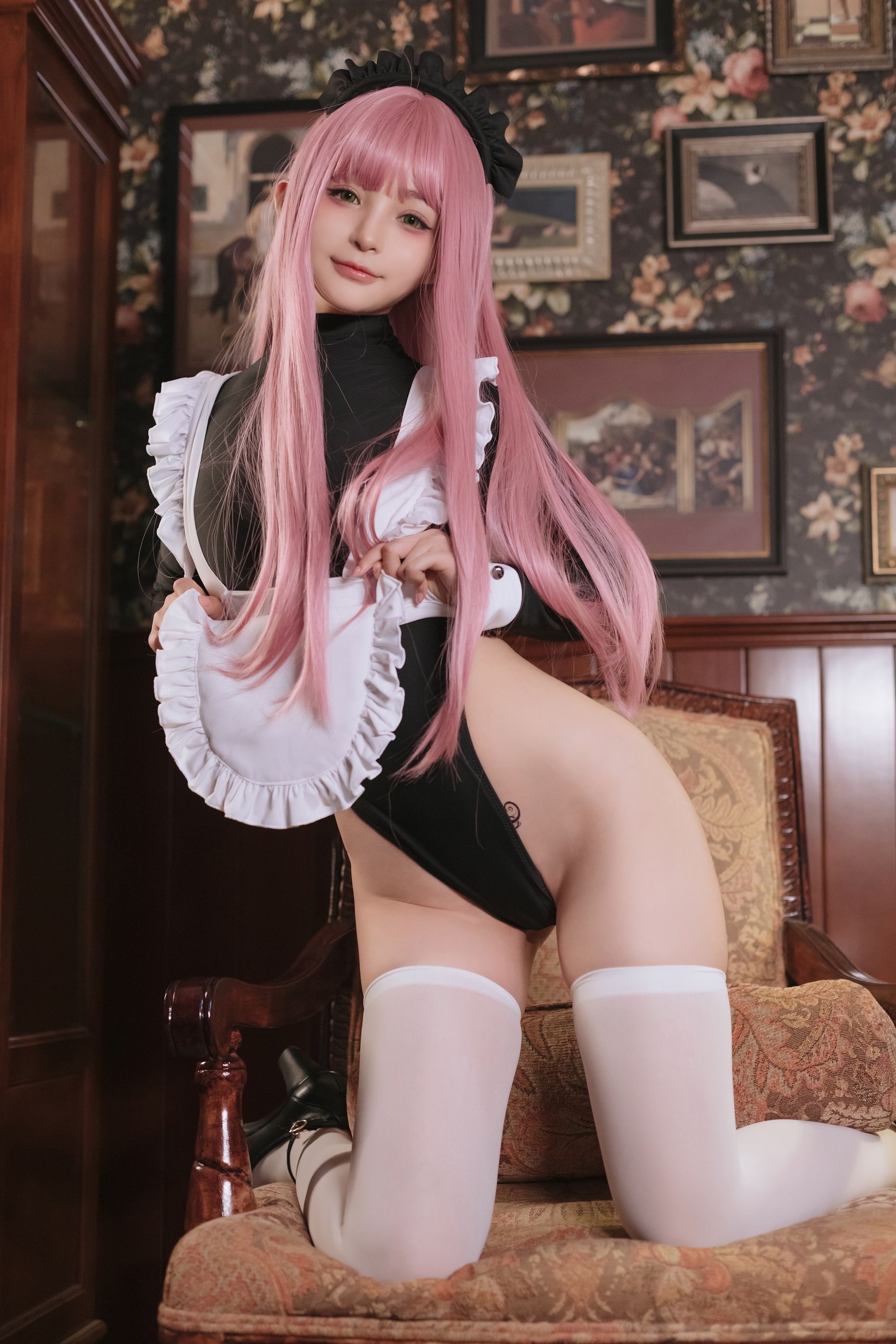 桜井宁宁 – 复古女仆 Cosplay-第9张
