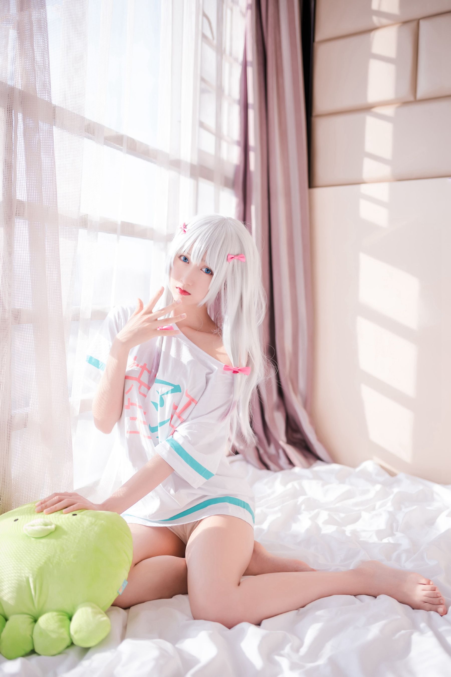 [萝莉COS] 木绵绵OwO – 白发魔女 Cosplay-第7张