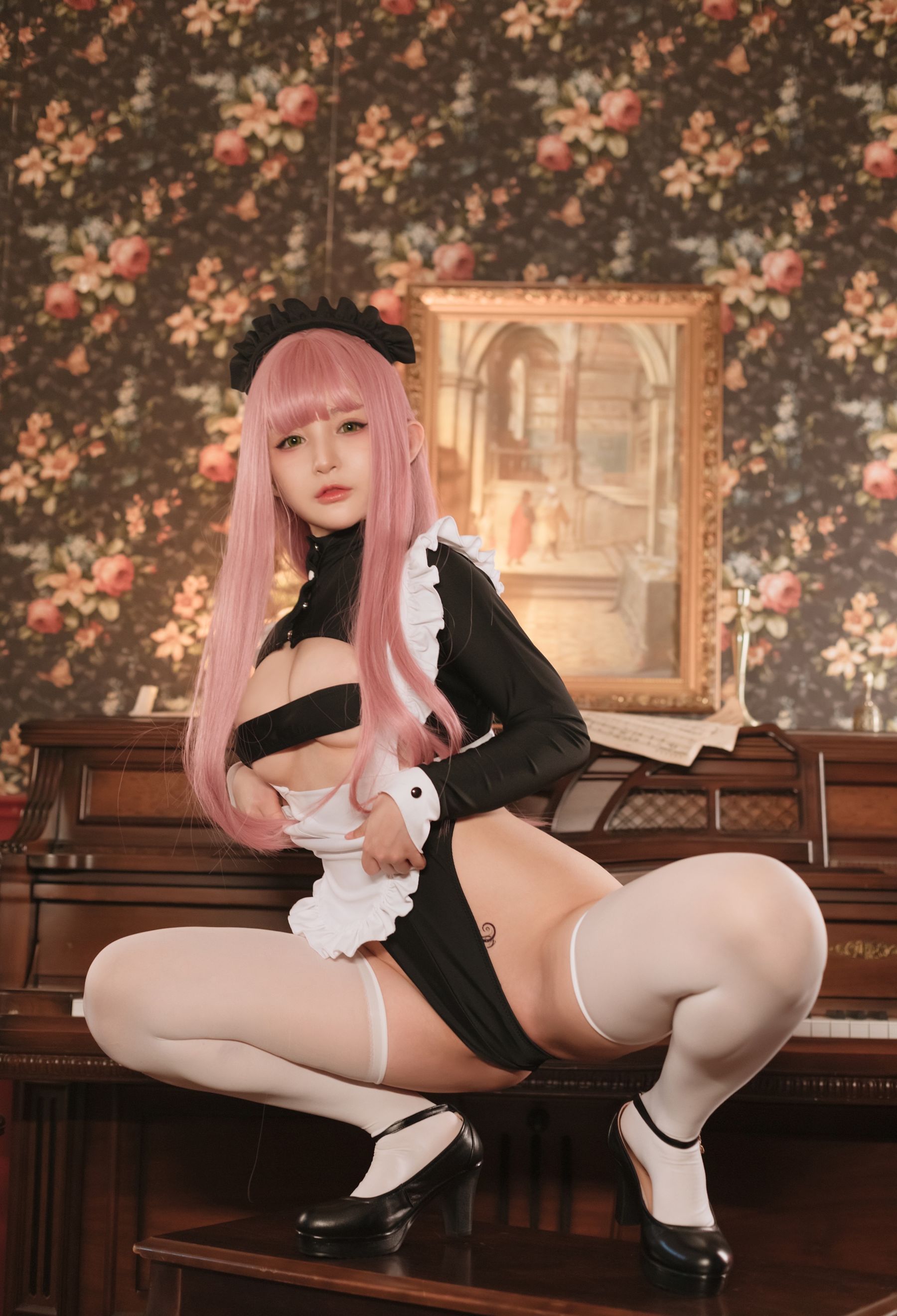 桜井宁宁 – 复古女仆 Cosplay-第10张