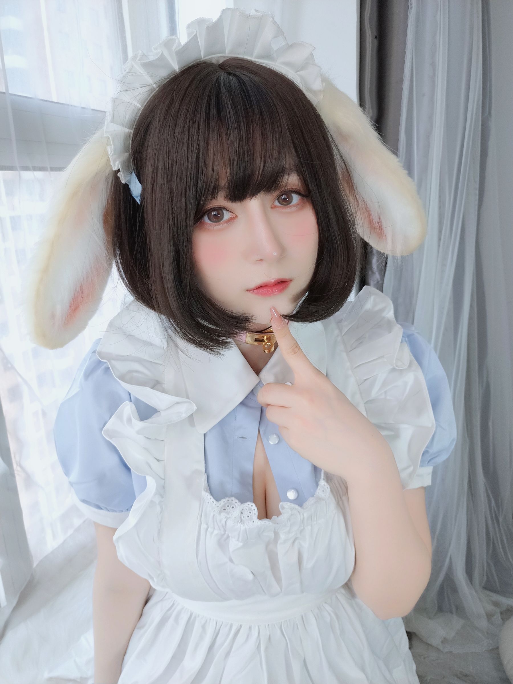 Coser小姐姐白银 – 兔女仆 Cosplay-第4张