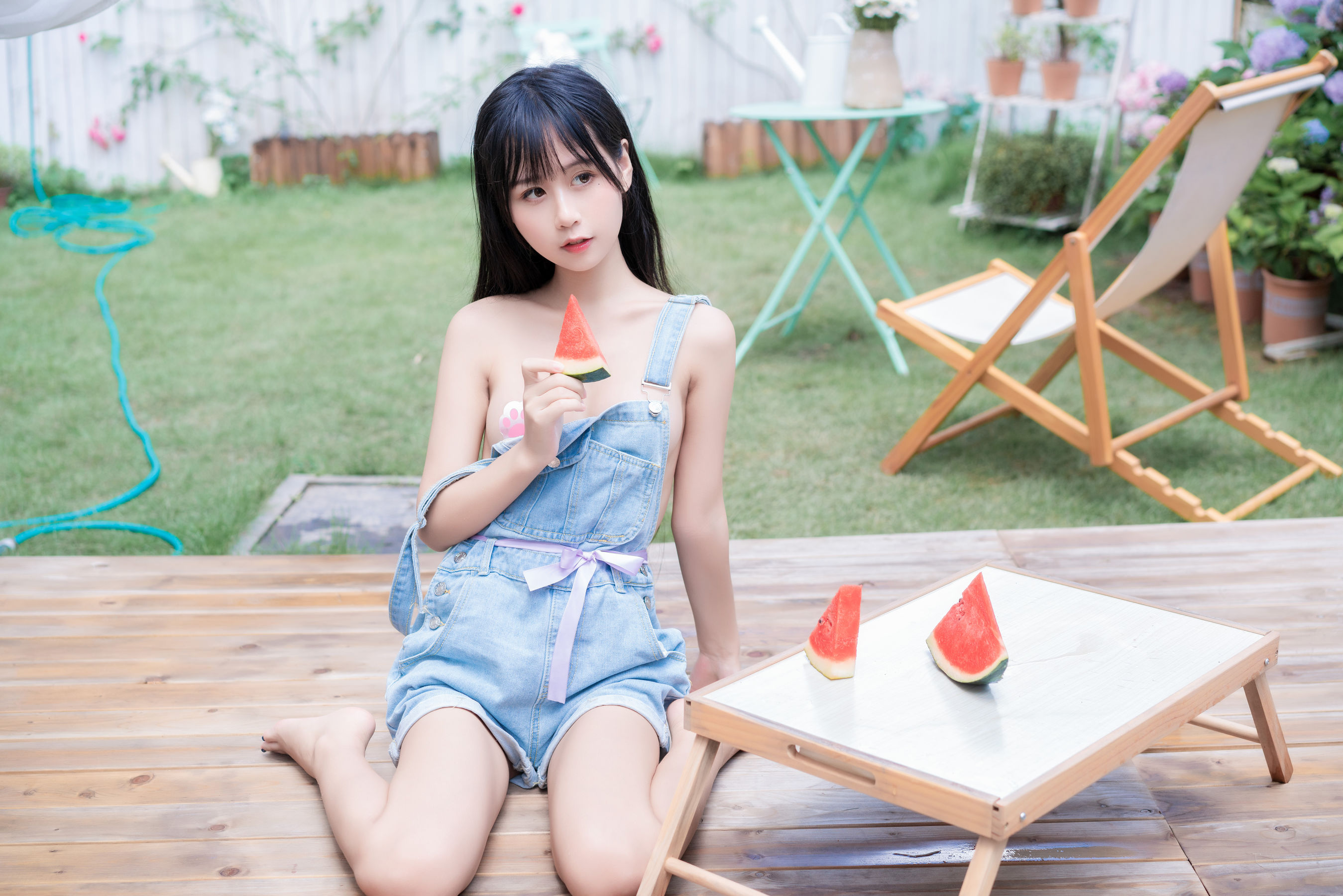 阳光美少女萌芽儿o0 – 西瓜与夏天 Cosplay-第6张