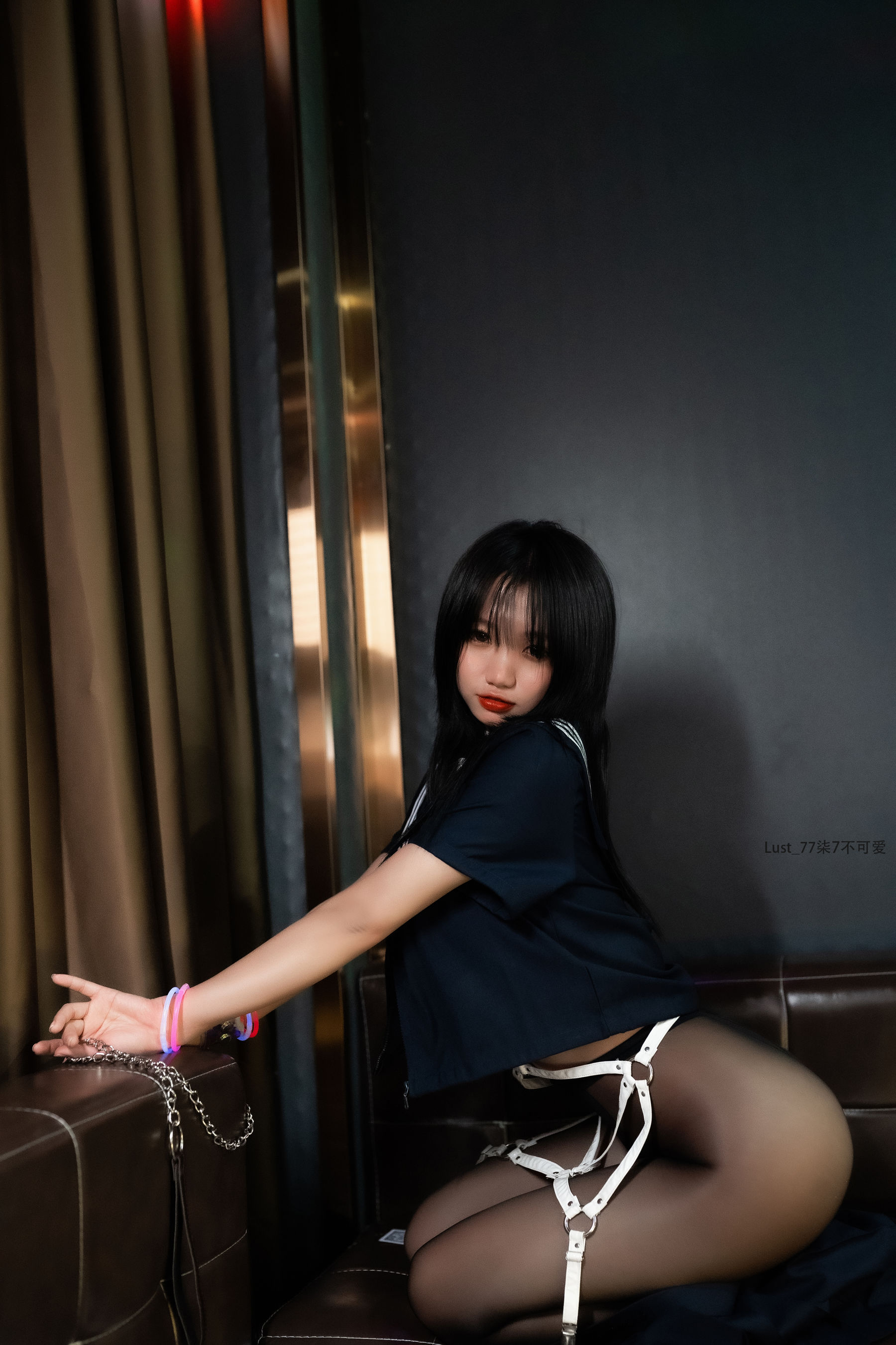 动漫博主柒柒要乖哦 – 反差JK少女 Cosplay-第174张