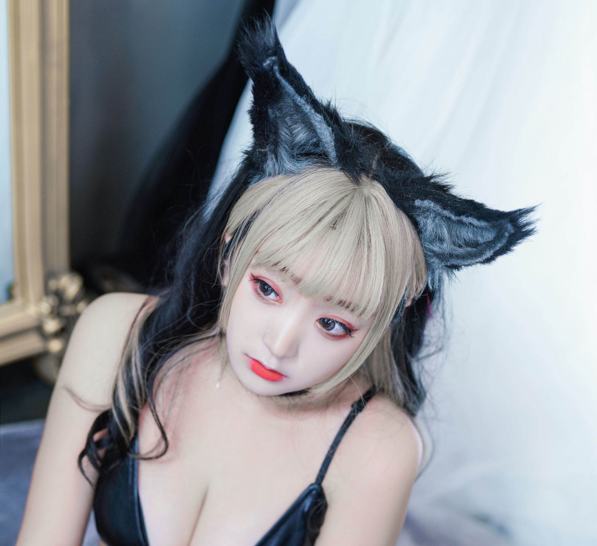 动漫博主恩田直幸 – 皮衣小狼 Cosplay-第4张