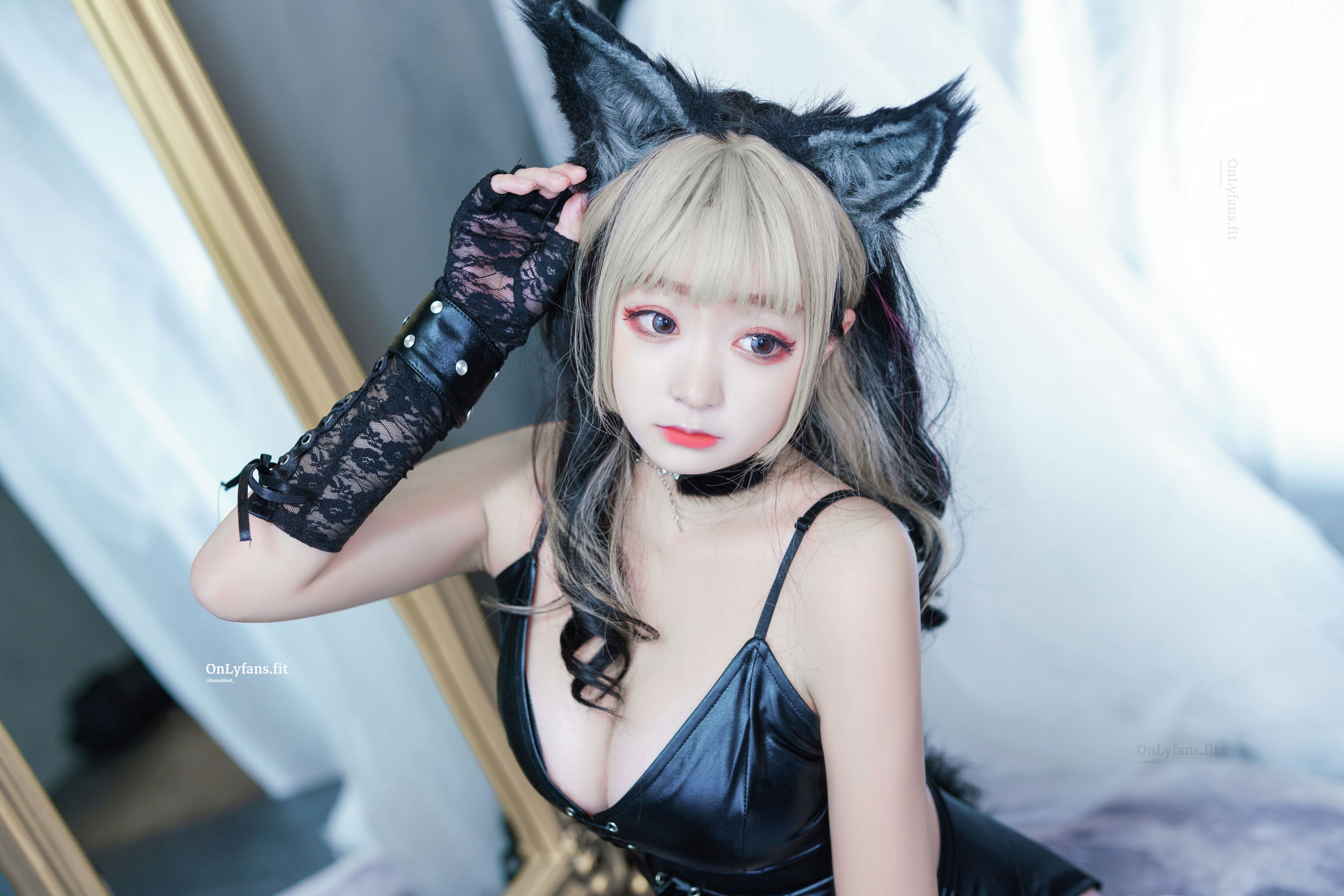 动漫博主恩田直幸 – 皮衣小狼 Cosplay-第27张