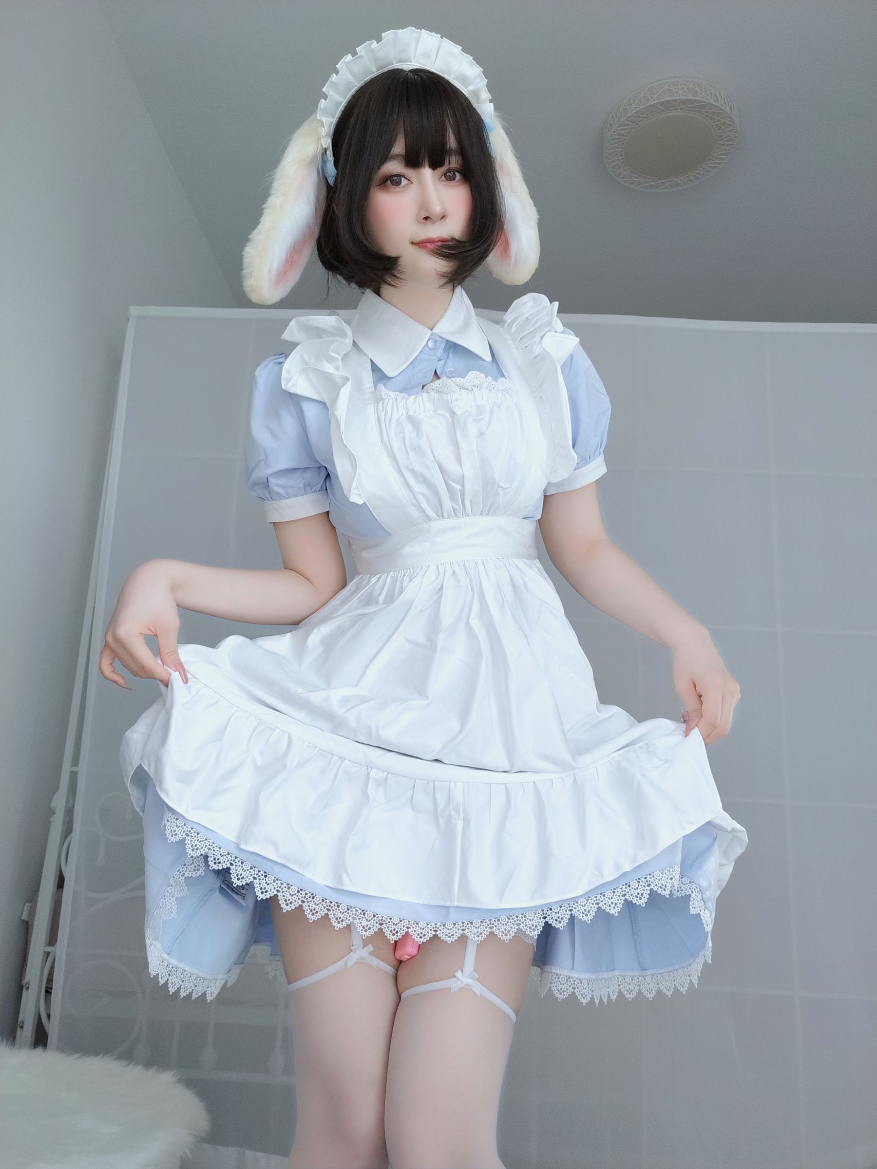 Coser小姐姐白银 – 兔女仆 Cosplay-第2张