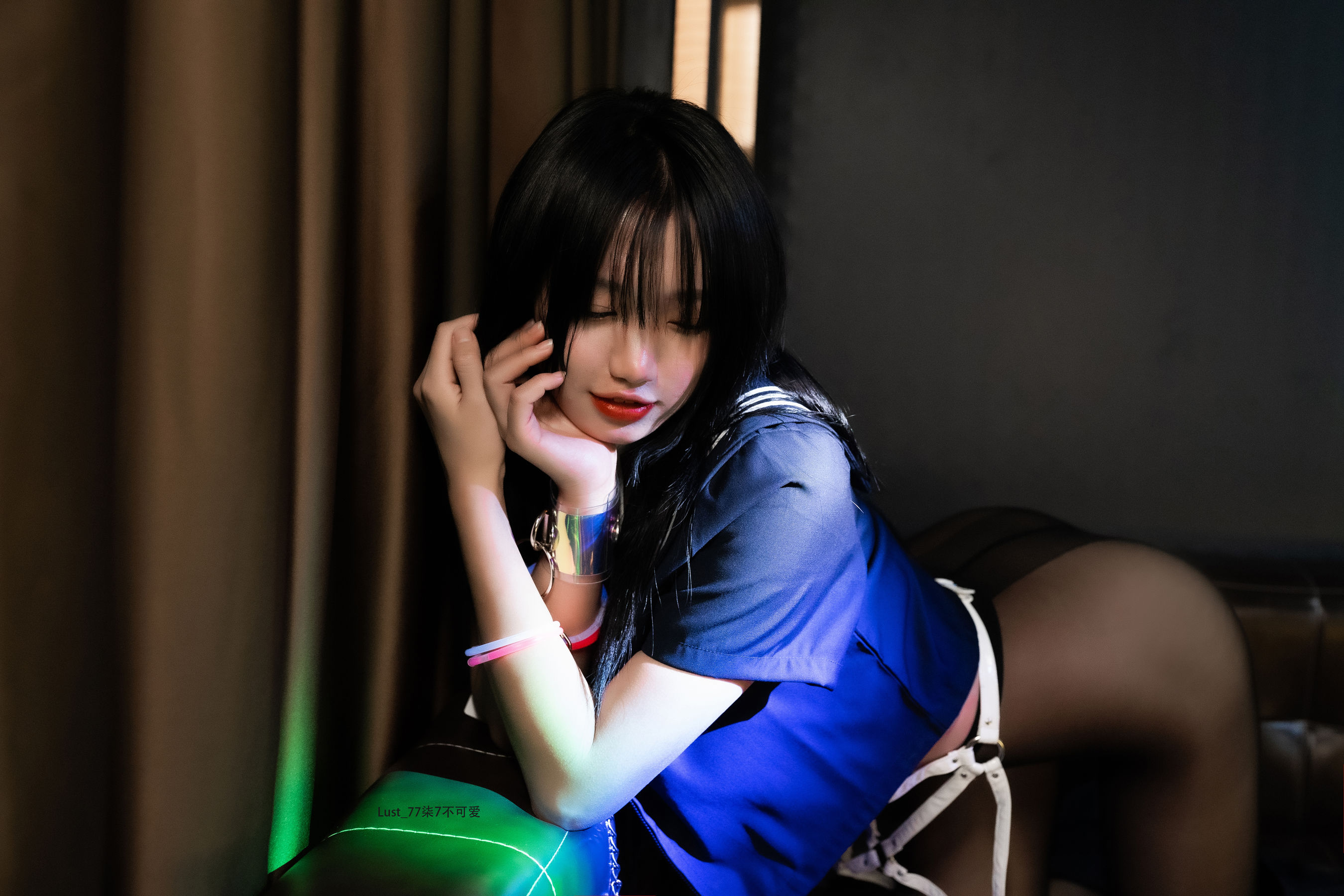 动漫博主柒柒要乖哦 – 反差JK少女 Cosplay-第175张