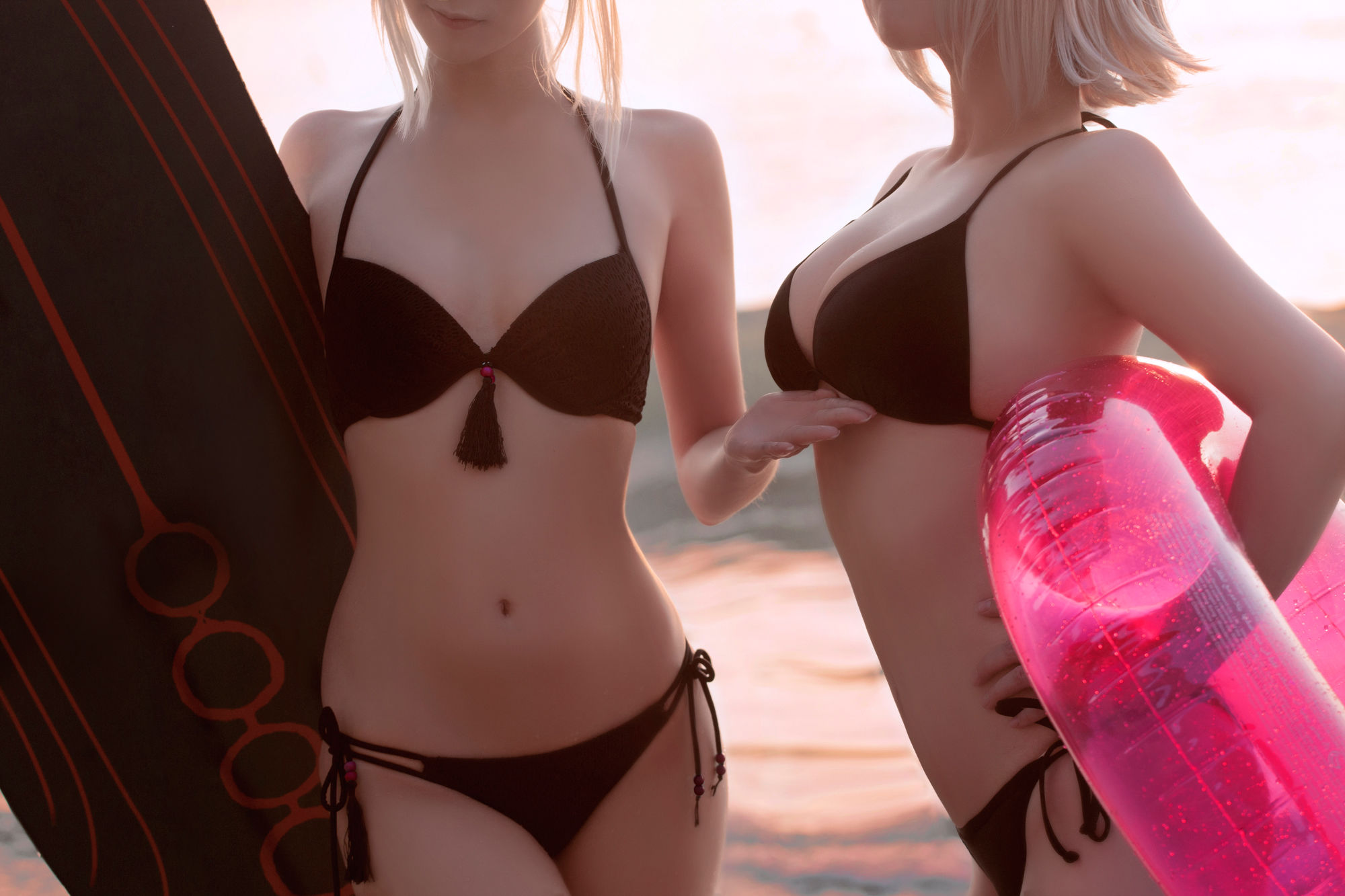 半半子索索sophia – 海边泳装 Cosplay-第5张