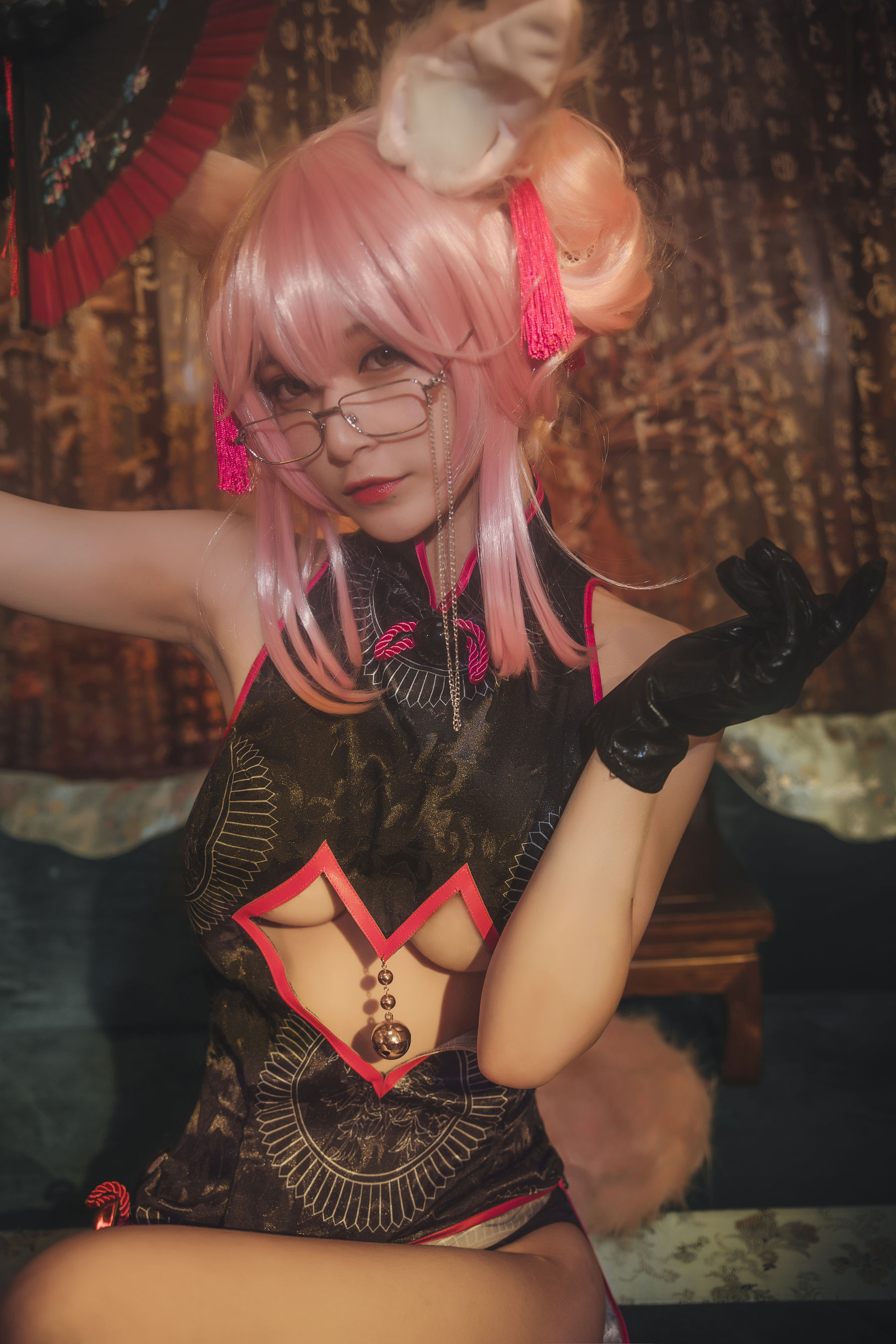 [Cosplay写真] 动漫博主铁板烧鬼舞w – 玉藻前 Cosplay-第4张