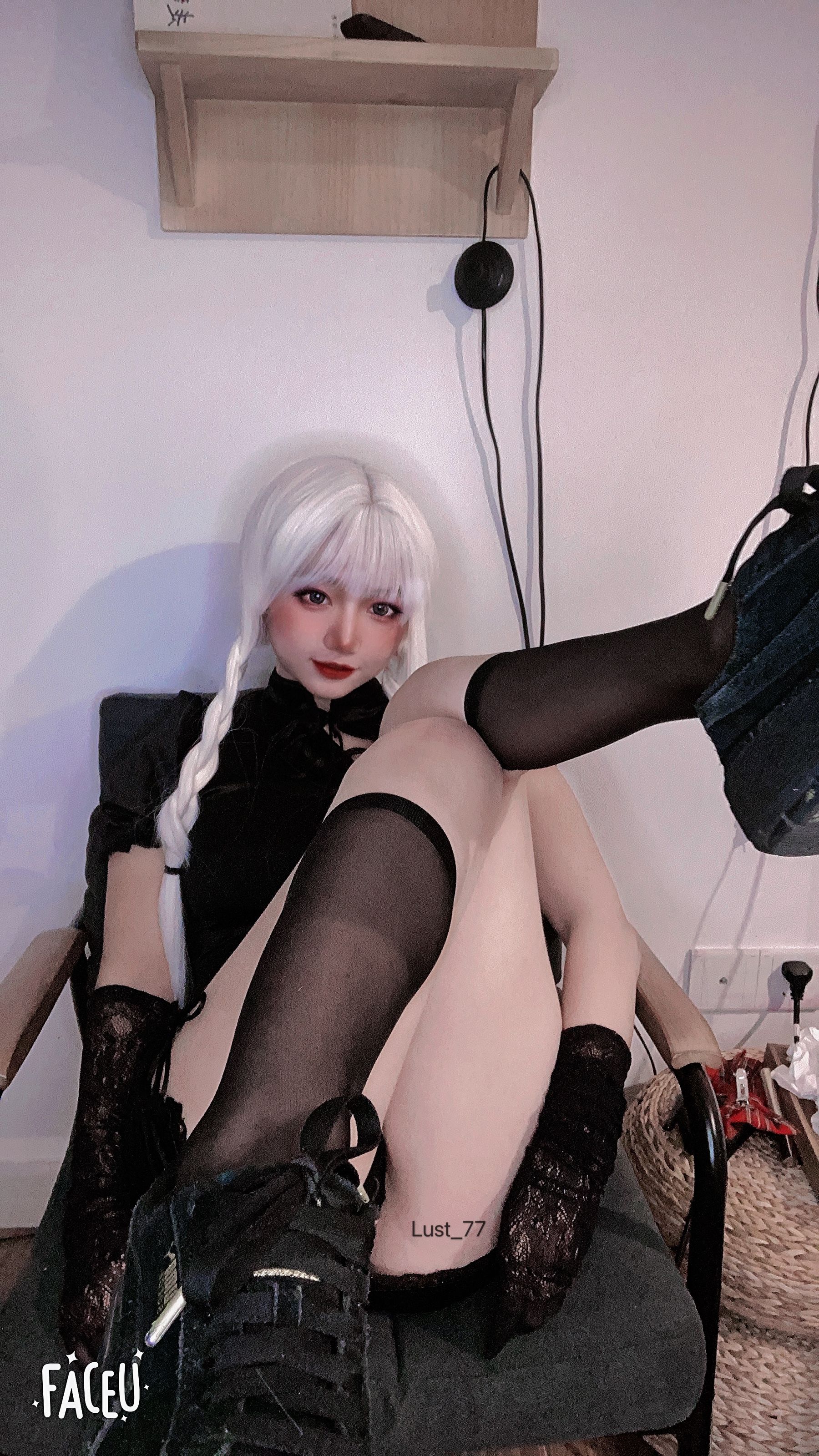 动漫博主柒柒要乖哦 – 辣妹旗袍 Cosplay-第10张